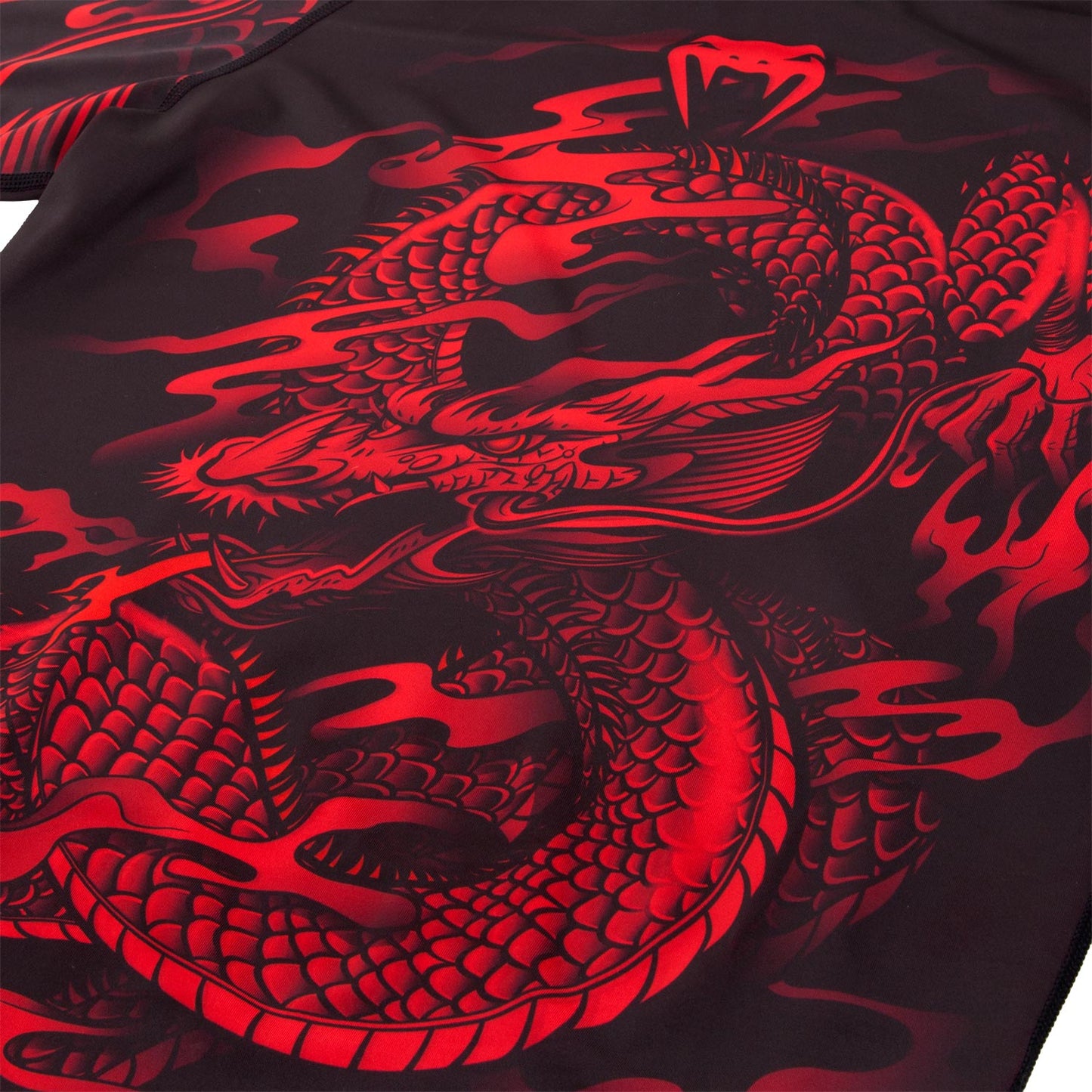 Venum Dragon's Flight Rashguard - Long Sleeves - Black/Red