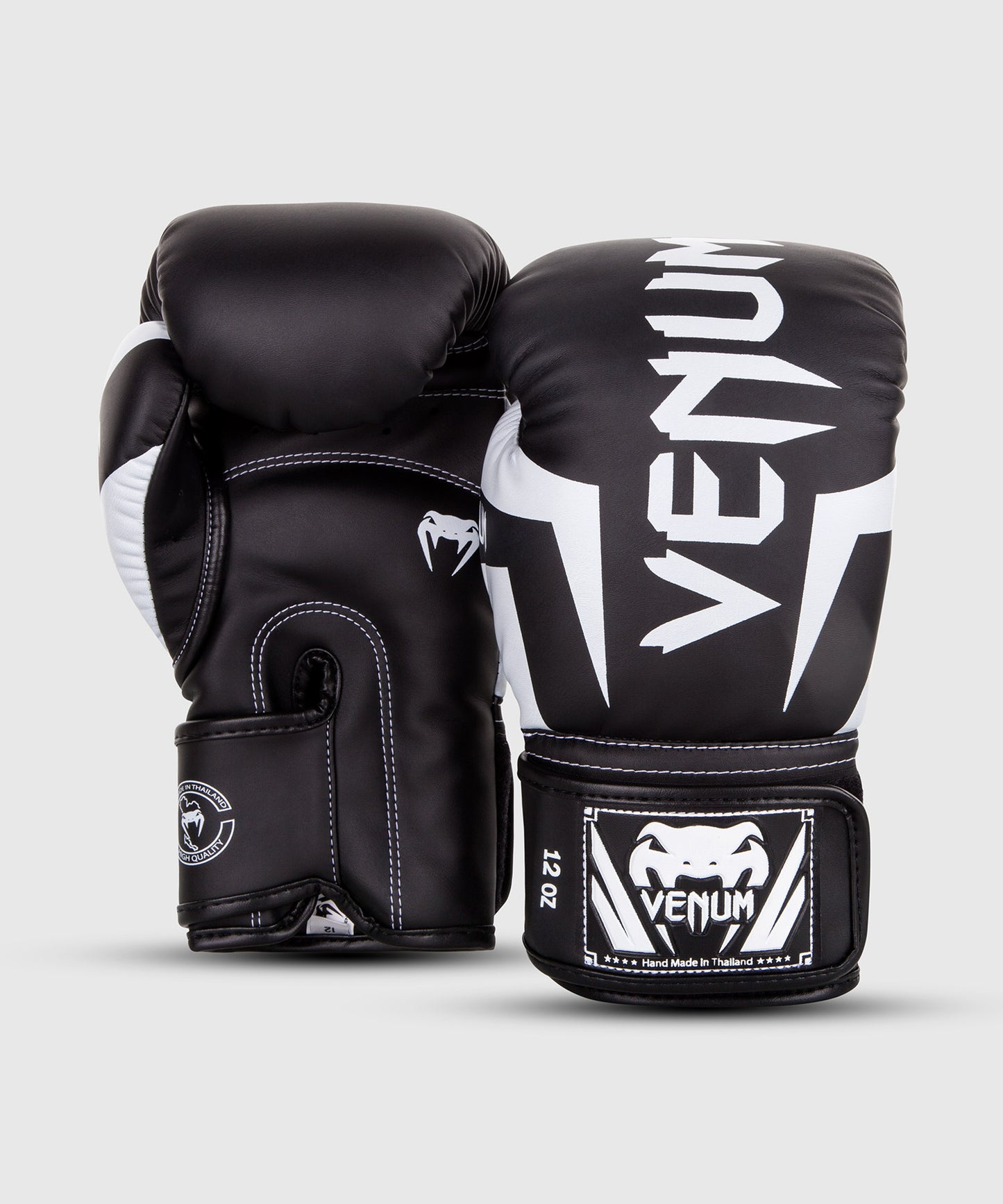 Venum Elite Boxing Gloves - Black/White