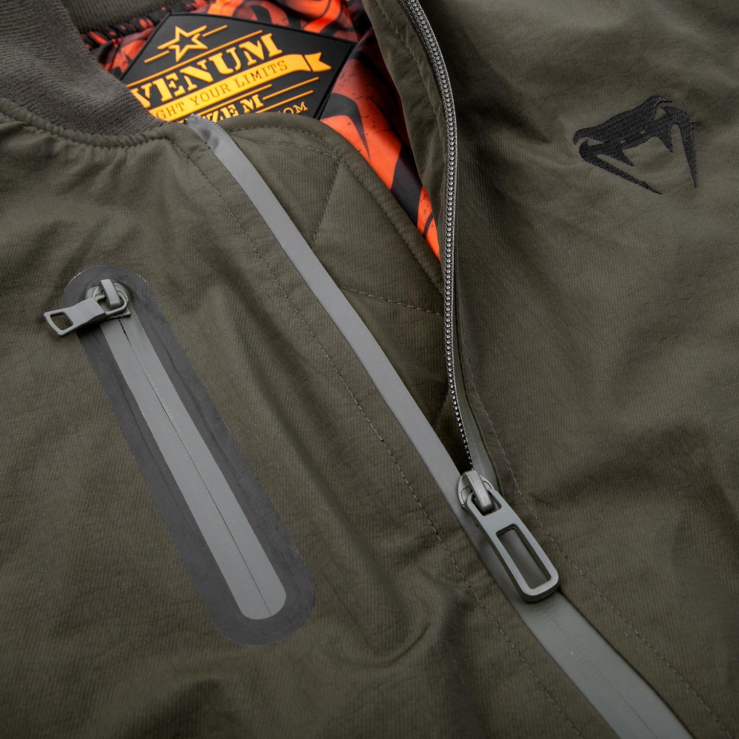 Venum Devil Bomber Jacket - Khaki - Exclusive