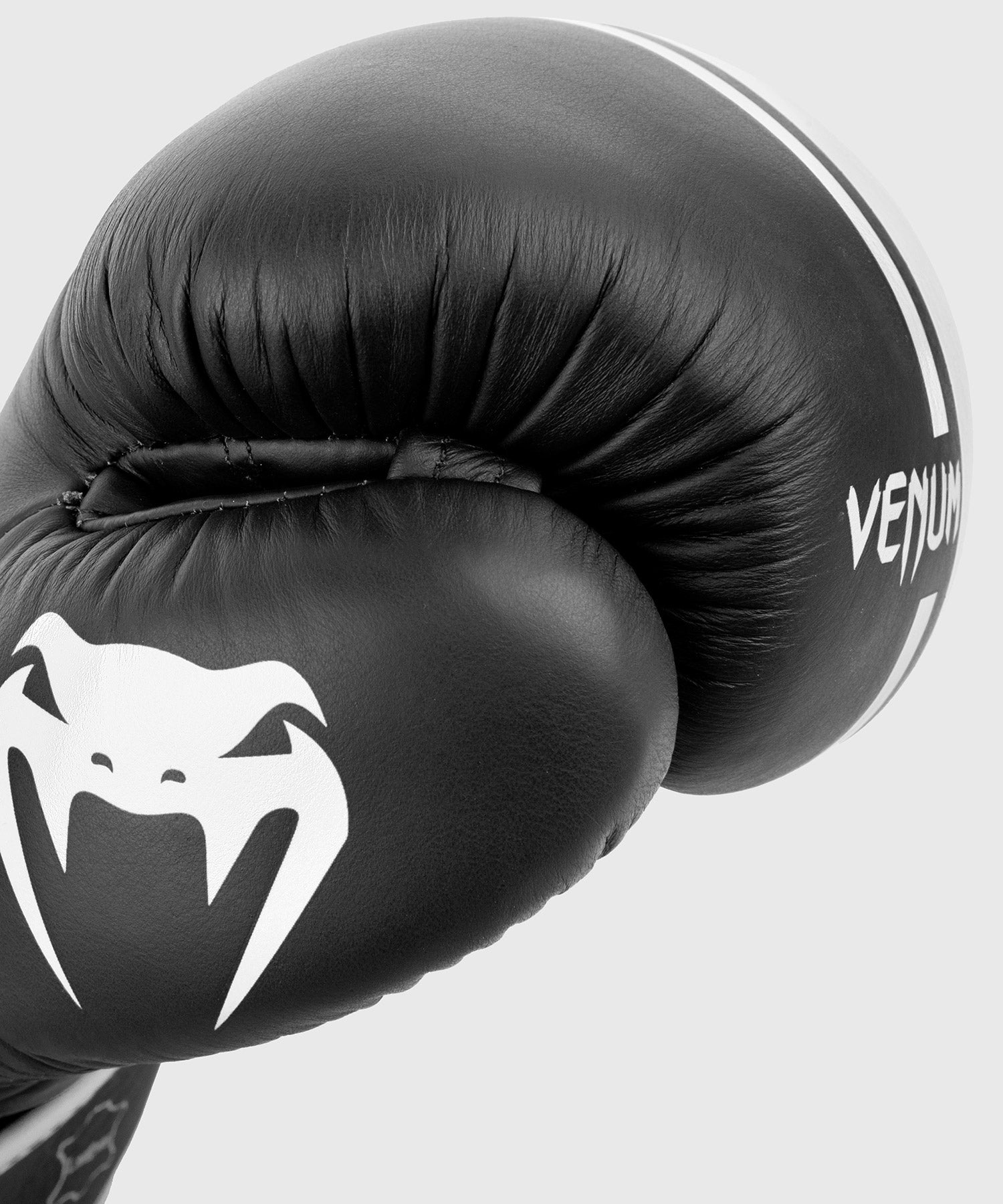 Venum Shield Pro Boxing Gloves Velcro - Black/White - Venum Asia