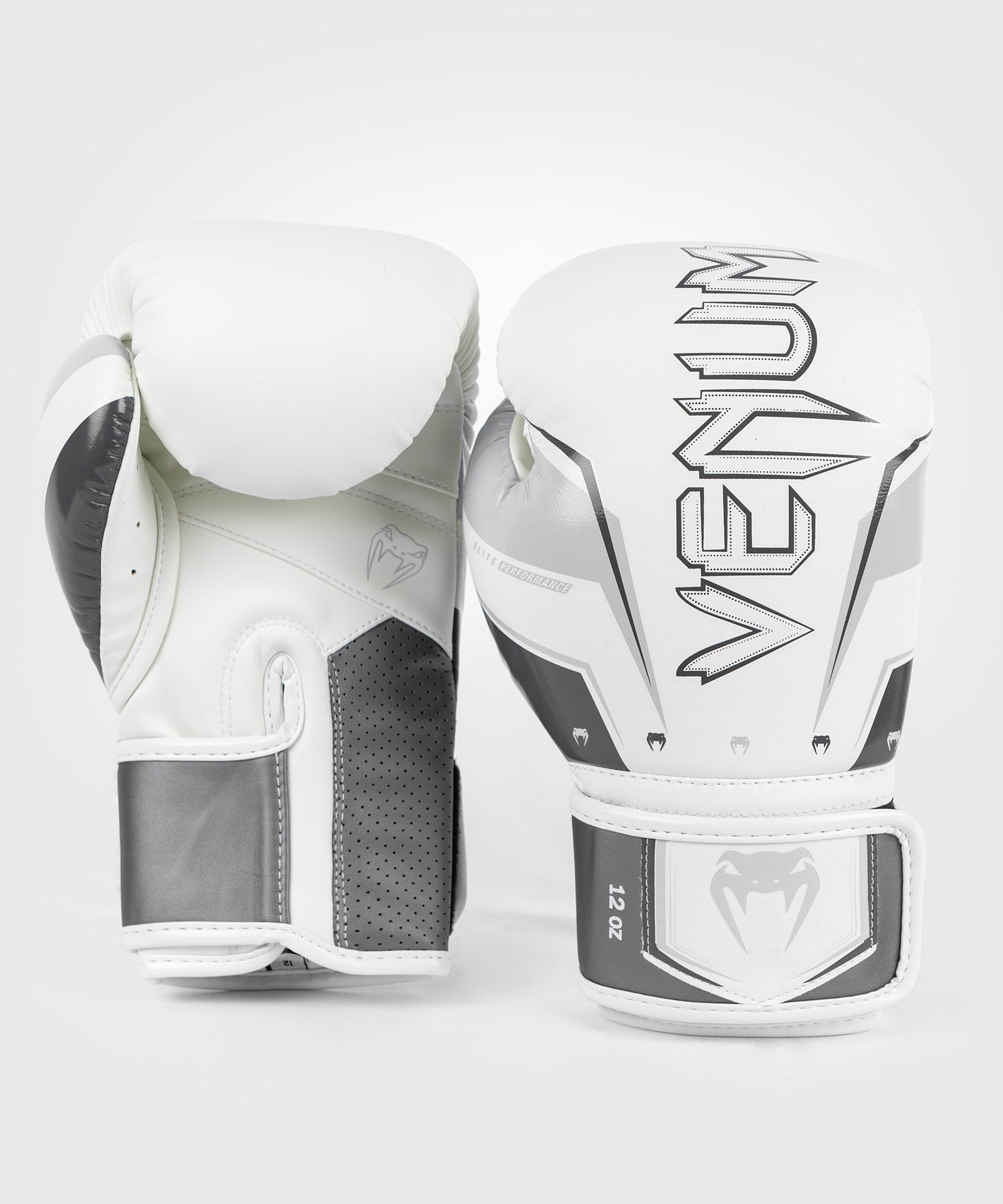 Venum elite boxing gloves white shop