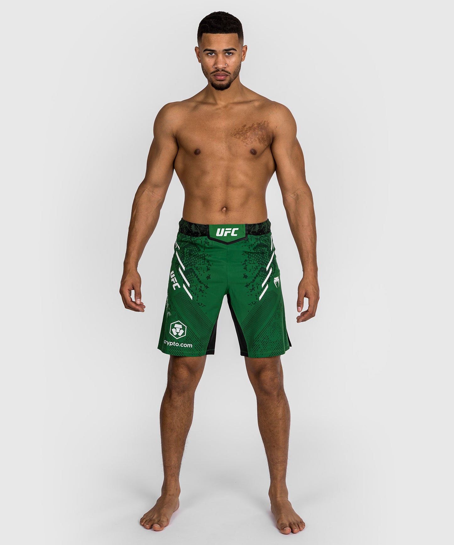 UFC Adrenaline by Venum Authentic Fight Night Men's Fight Short - Long Fit - Green