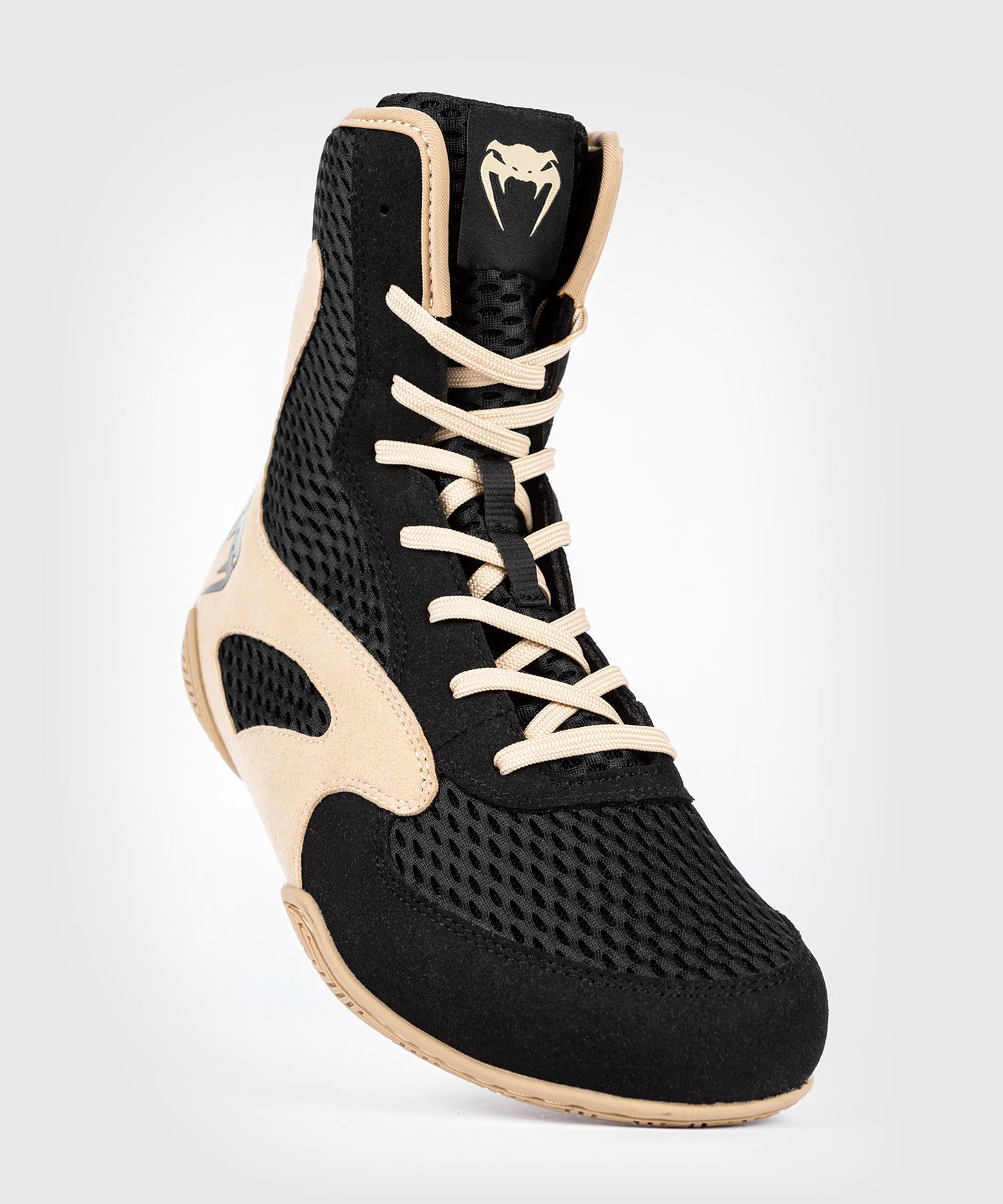 Venum Contender Boxing Shoes - Black/Sand