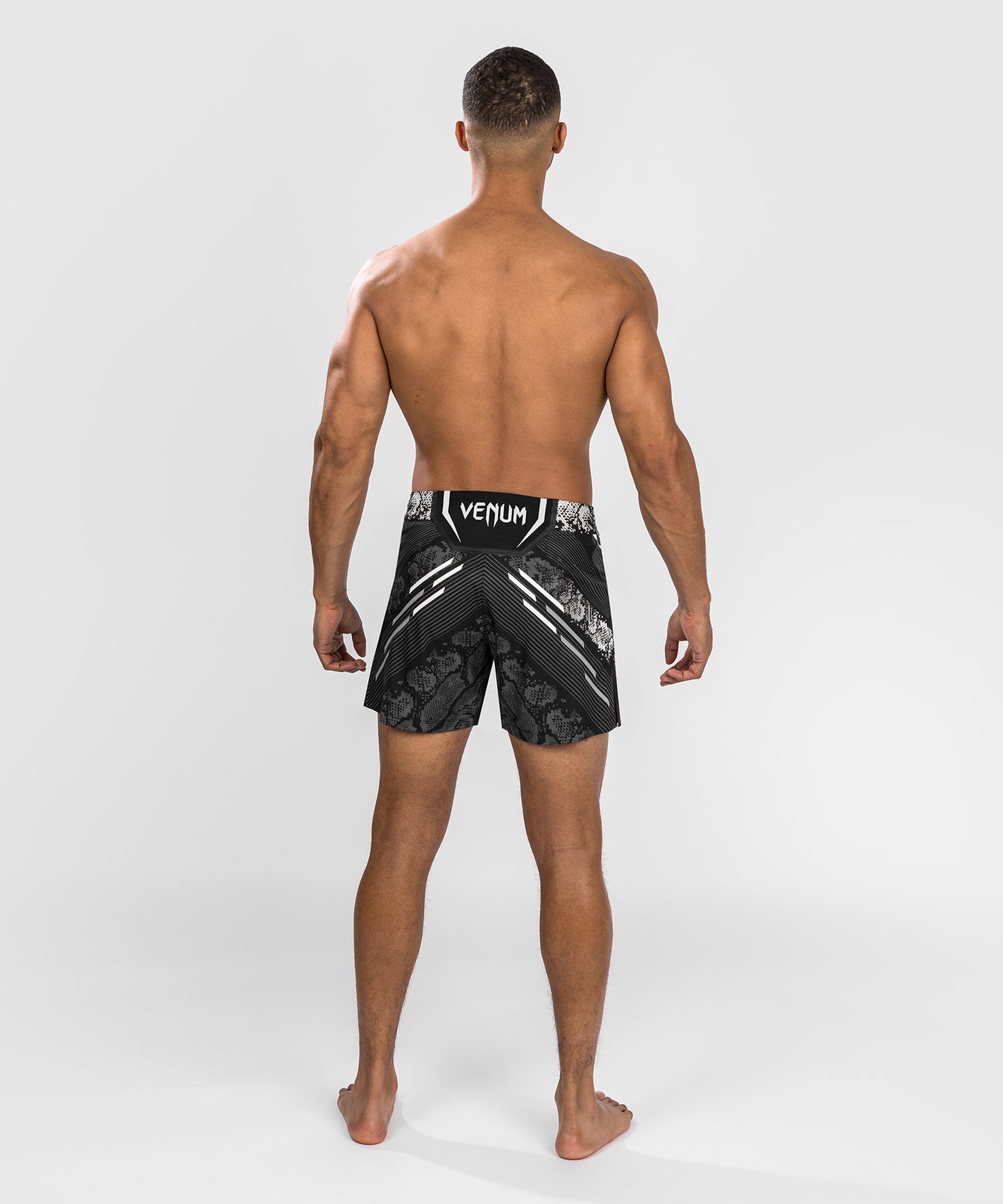 UFC Adrenaline by Venum Authentic Fight Night Men's Fight Short - Long Fit - Black