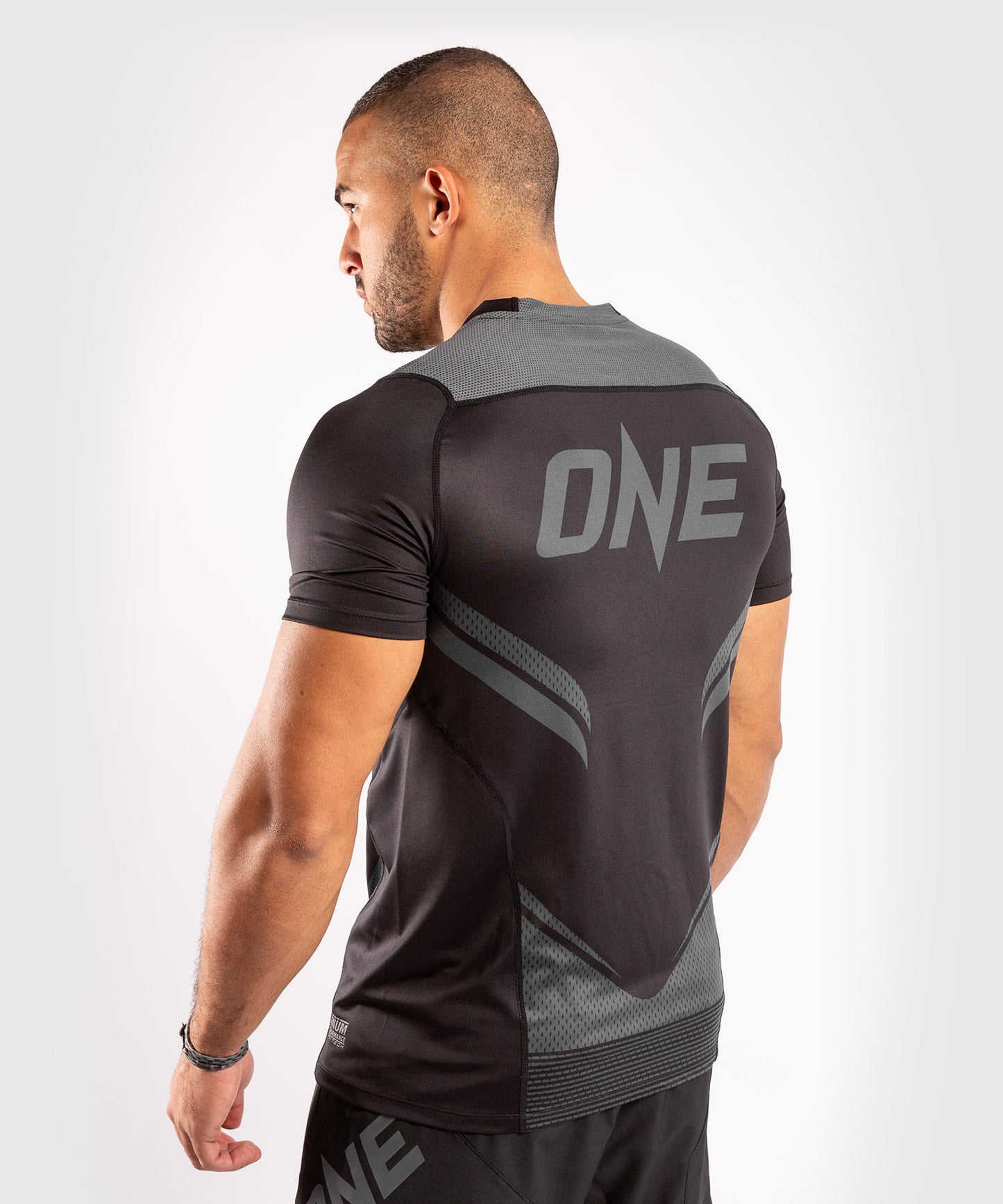 Venum ONE FC Impact Dry Tech T-Shirt - Black/Black