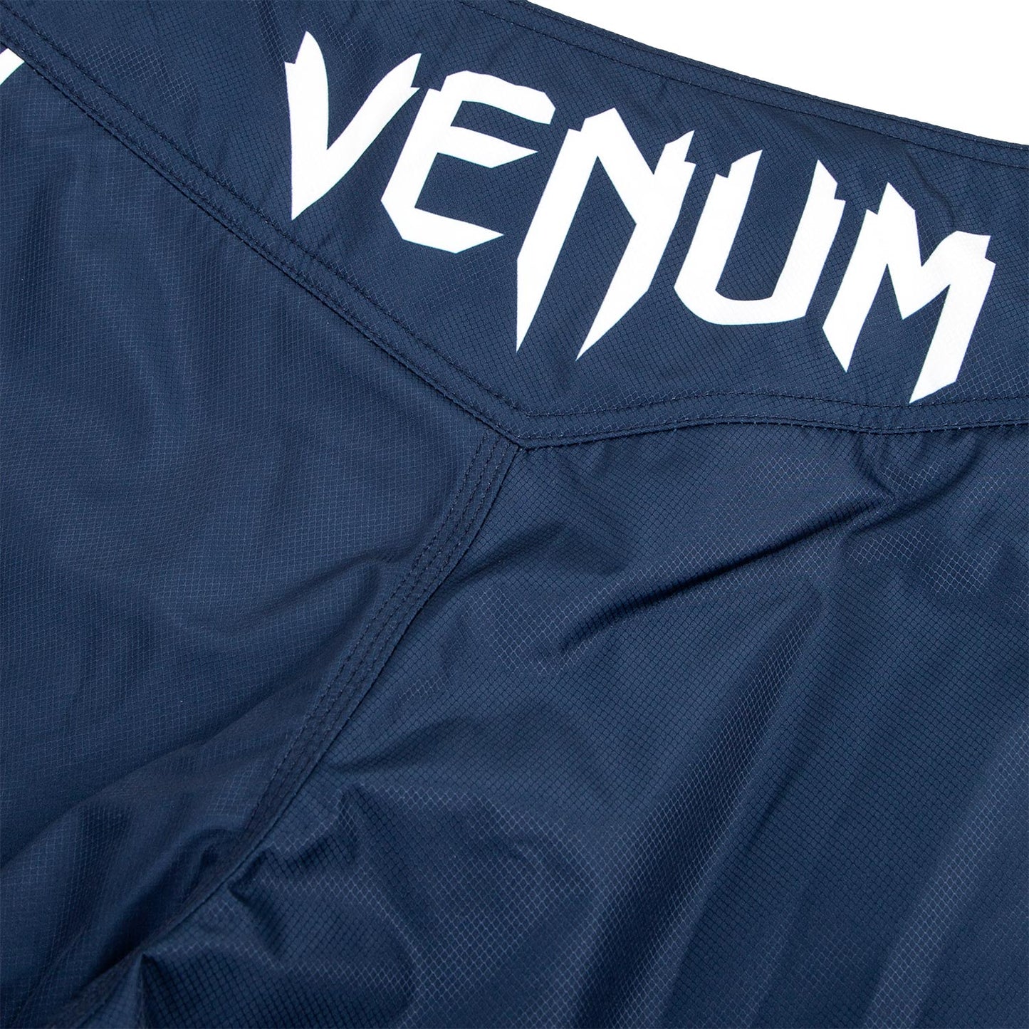 Venum Signature Fightshorts - Navy Blue/White