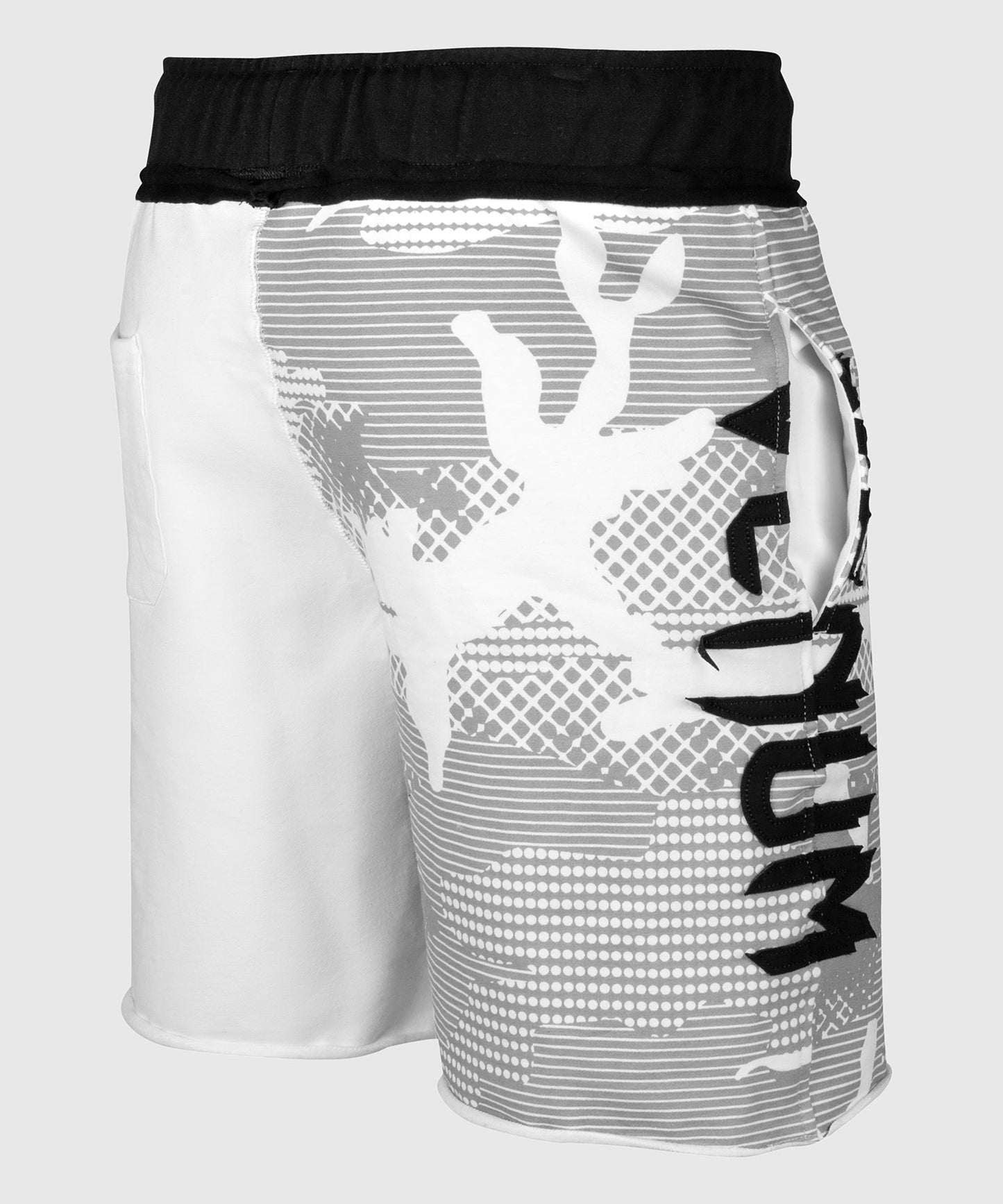 Venum Assault Cotton Shorts - White/Black