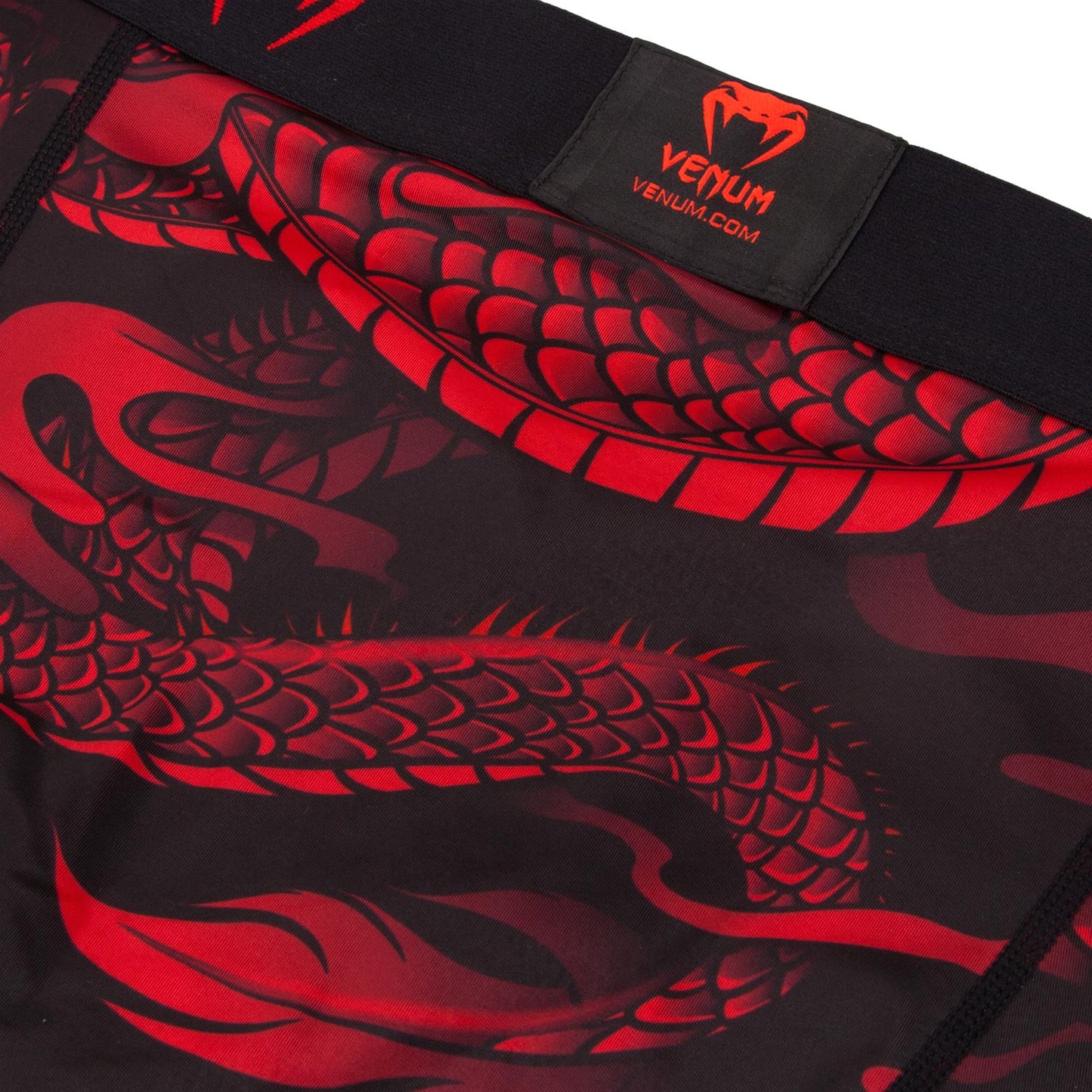 Venum Dragon's Flight Compression Shorts - Black/Red