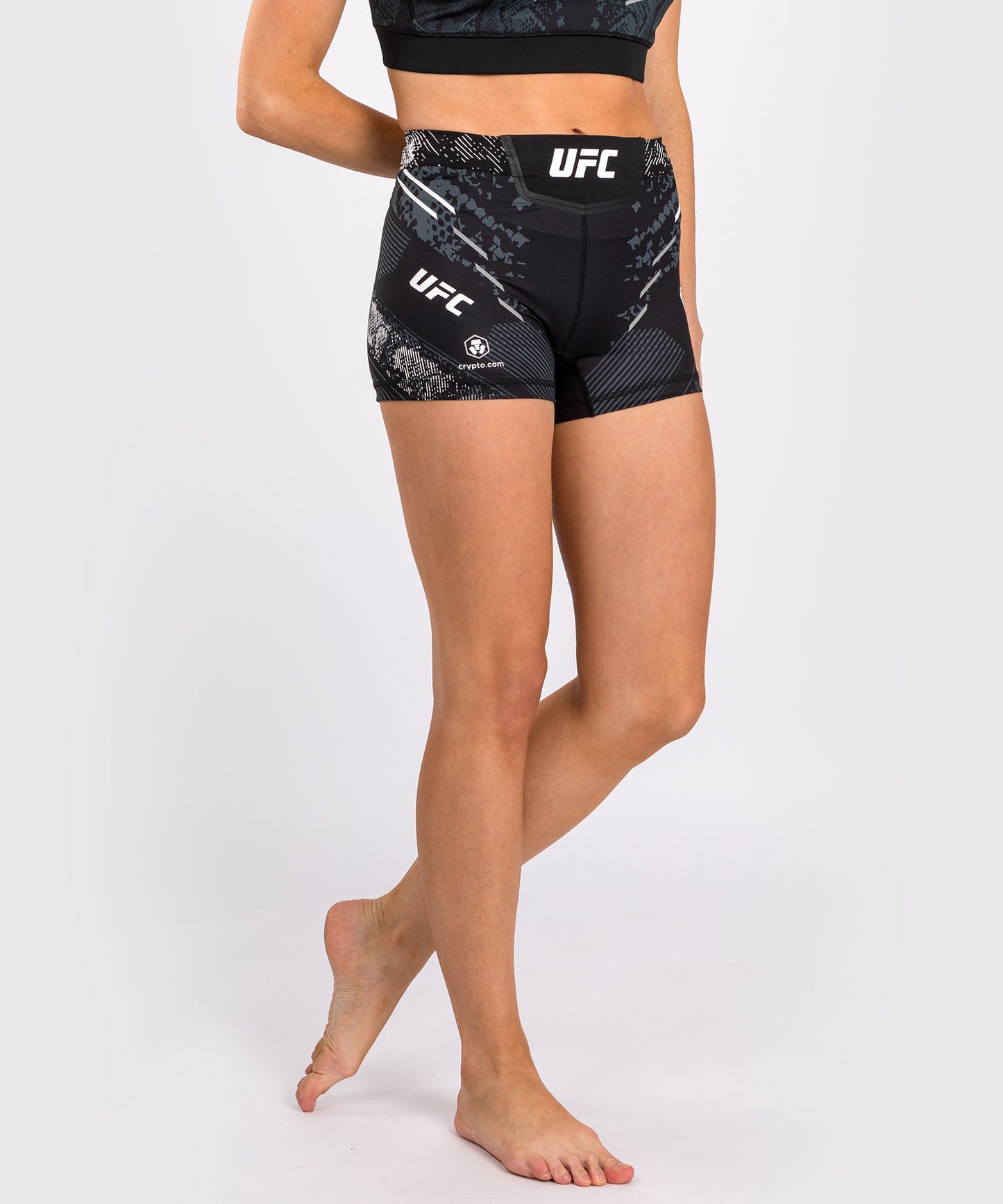 UFC Adrenaline by Venum Authentic Fight Night Women’s Vale Tudo Short - Short Fit - Black