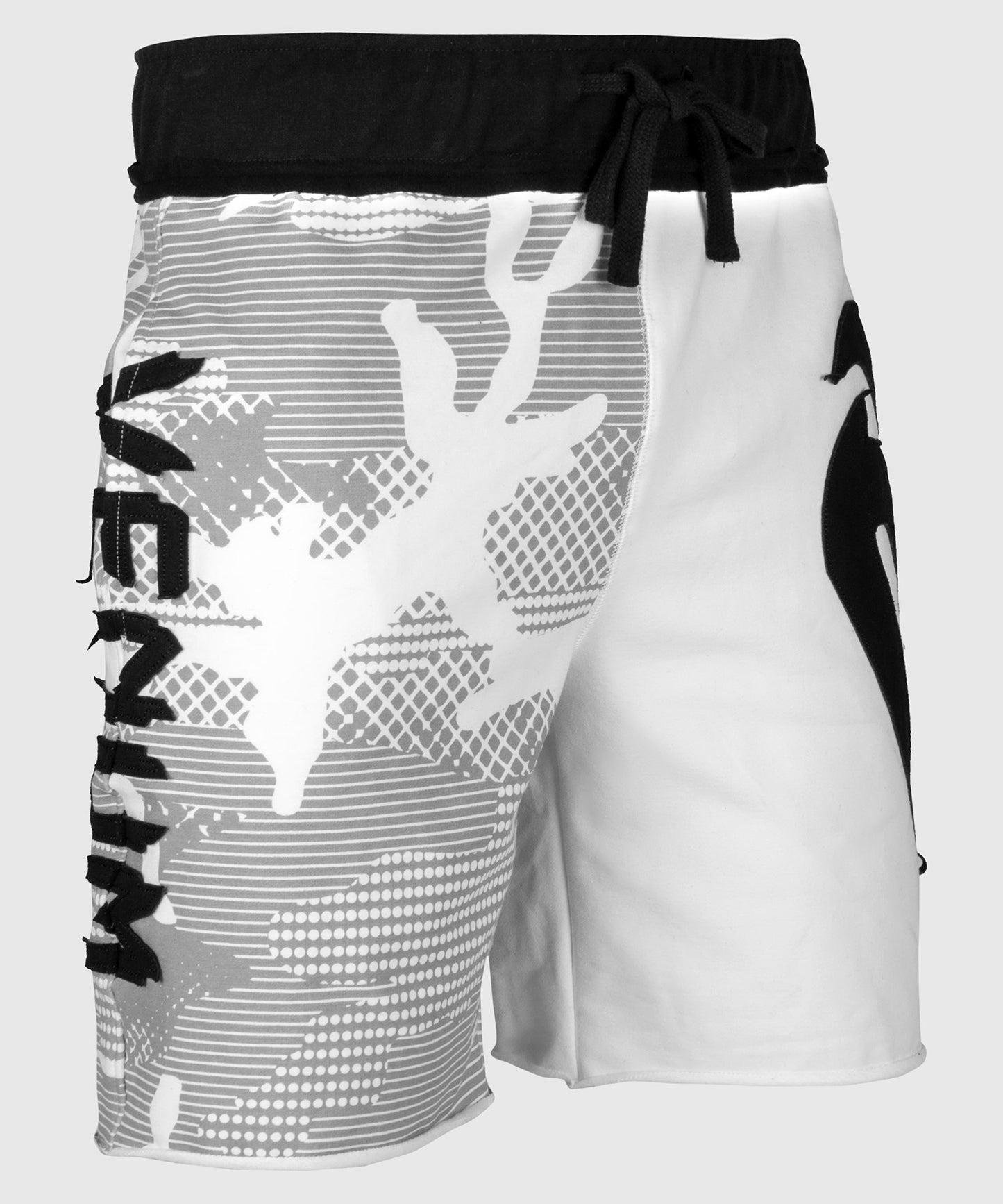 Venum Assault Cotton Shorts - White/Black