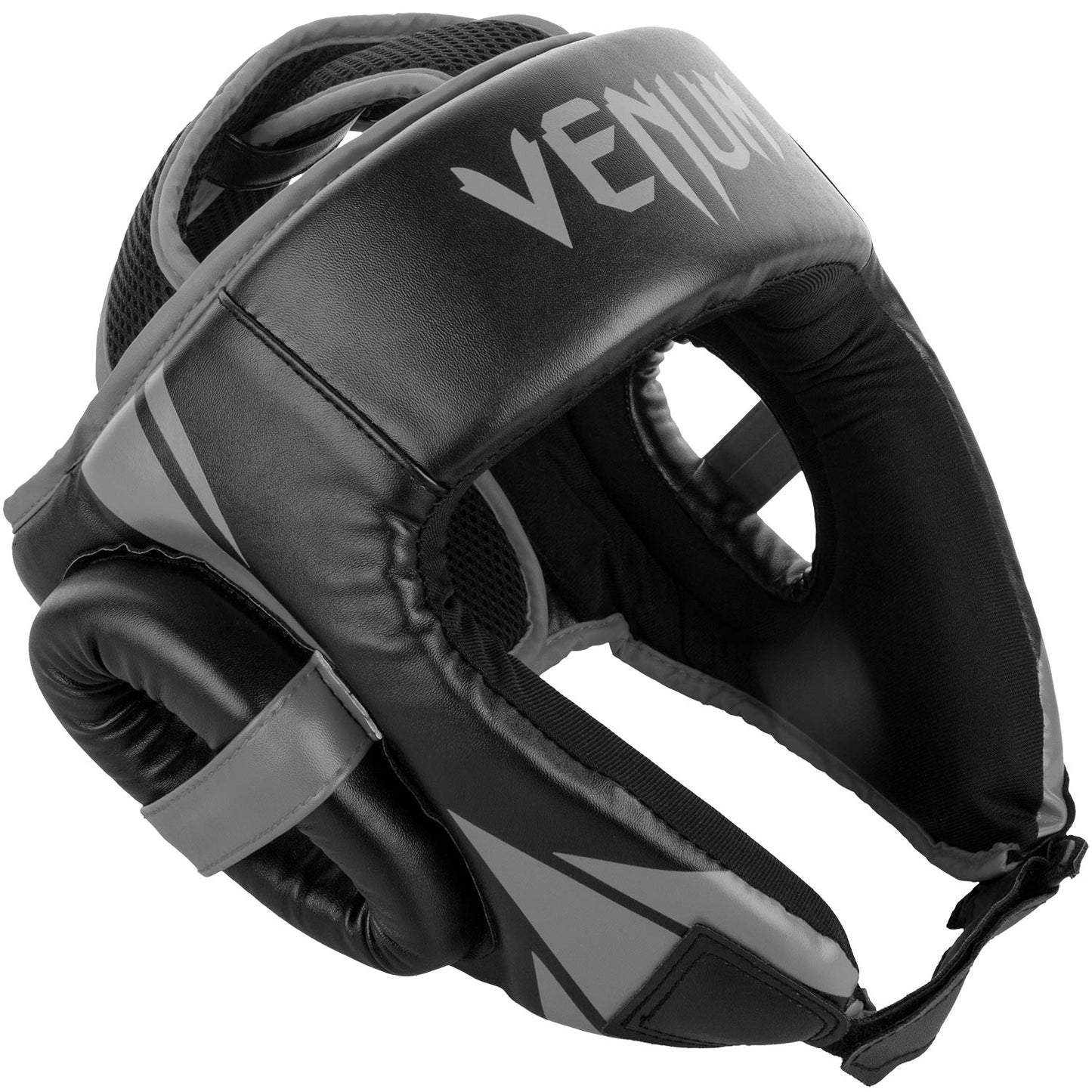 Venum Challenger Open Face Headgear - Black/Grey