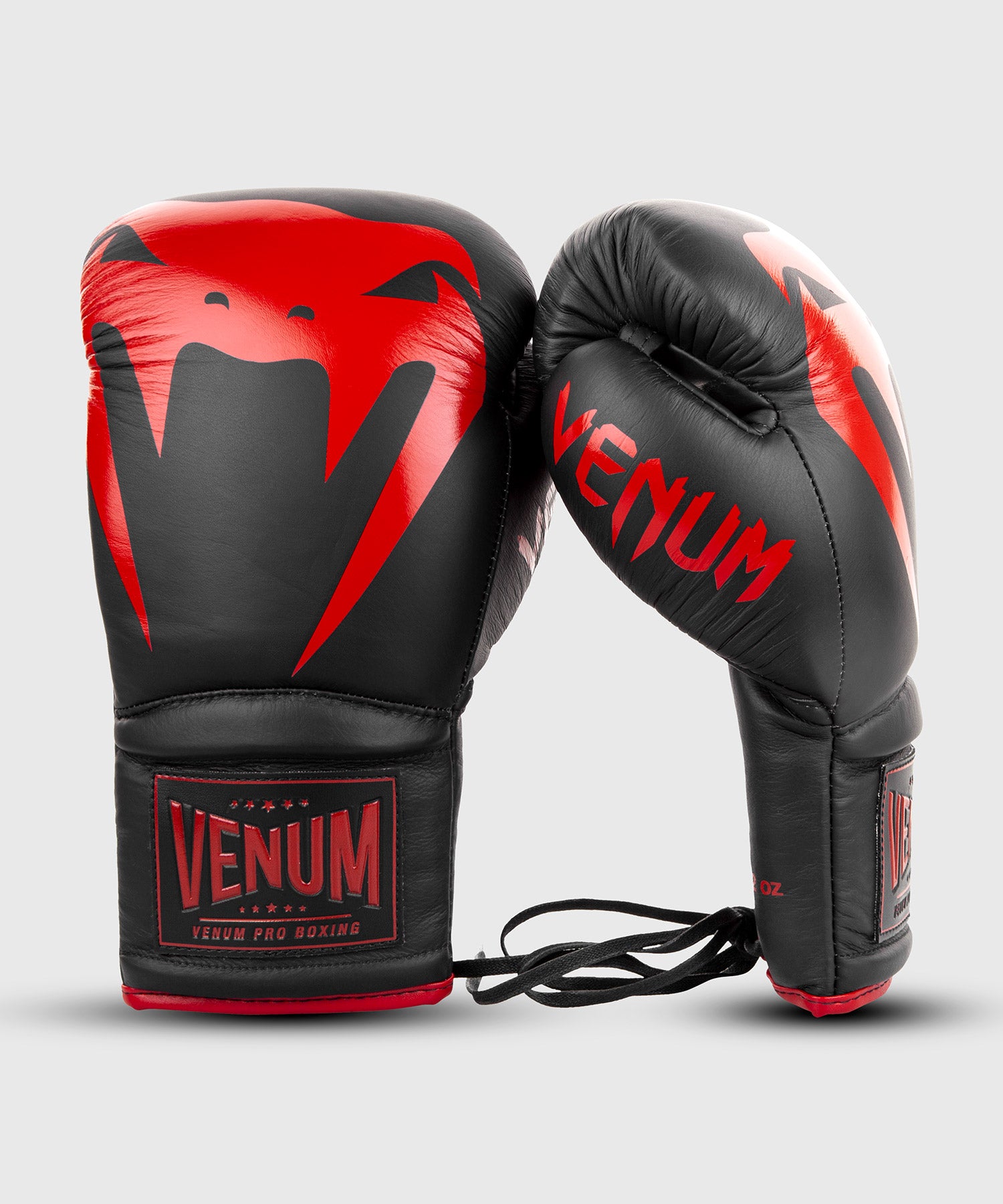Venum lace shop up boxing gloves