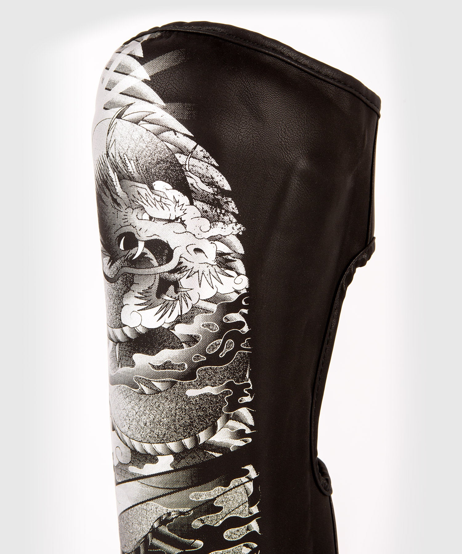 Venum YKZ21 Shin Guards – Black/Silver