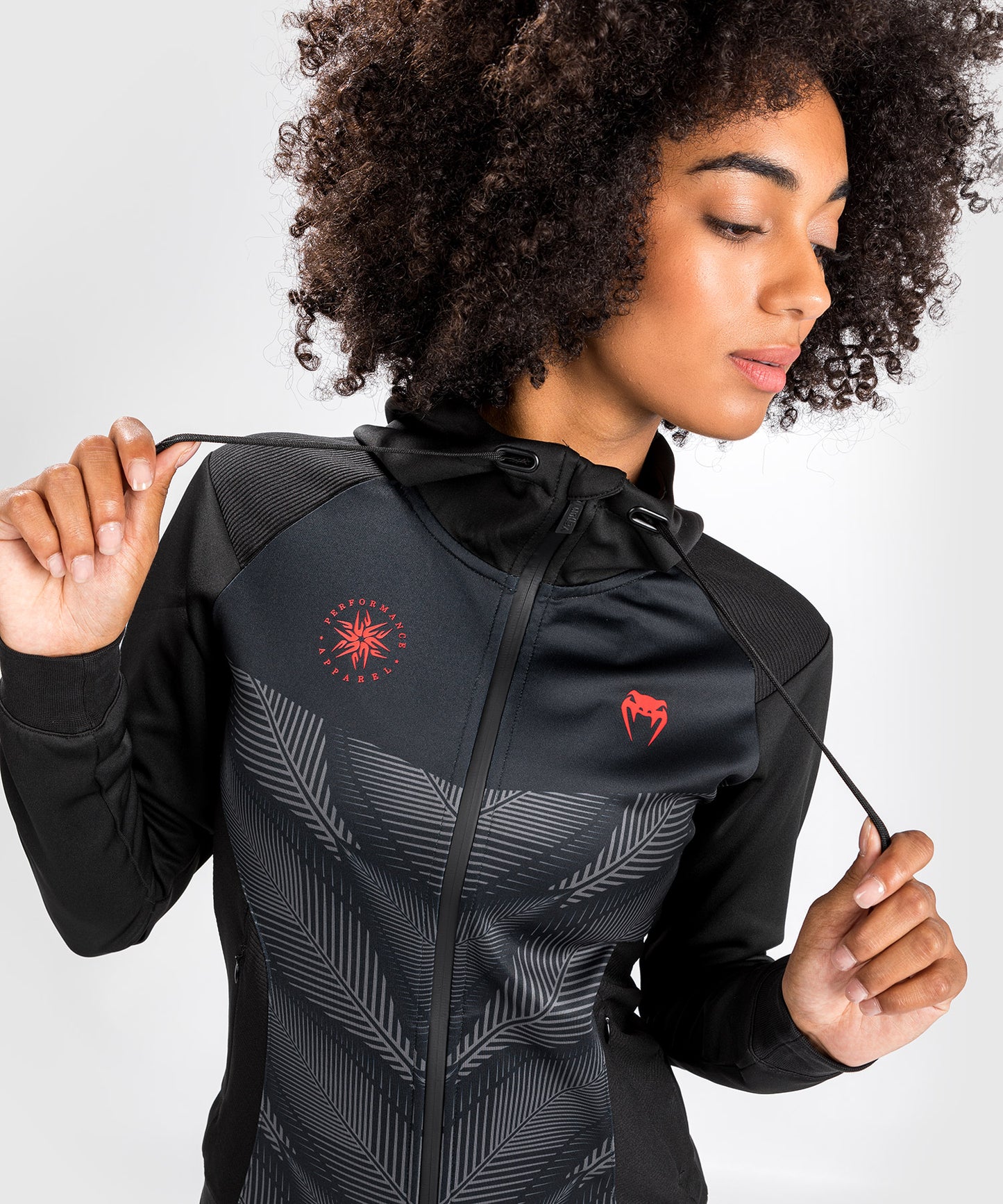 Venum Phantom Hoody - For Women - Black/Red