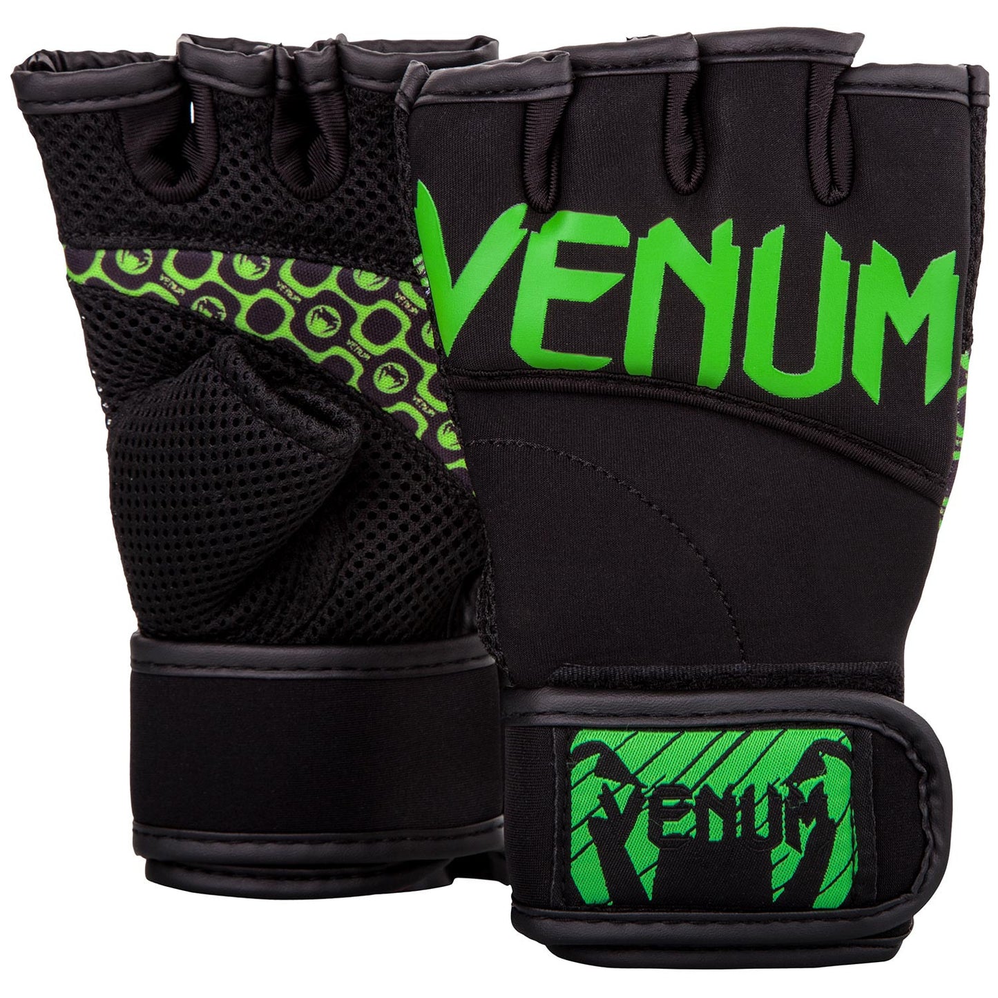 Venum Aero Body Fitness Gloves - Black/Neo Yellow
