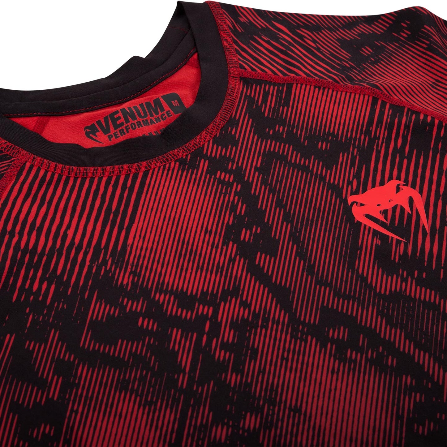 Venum Fusion Compression T-shirt - Short Sleeves - Black/Red