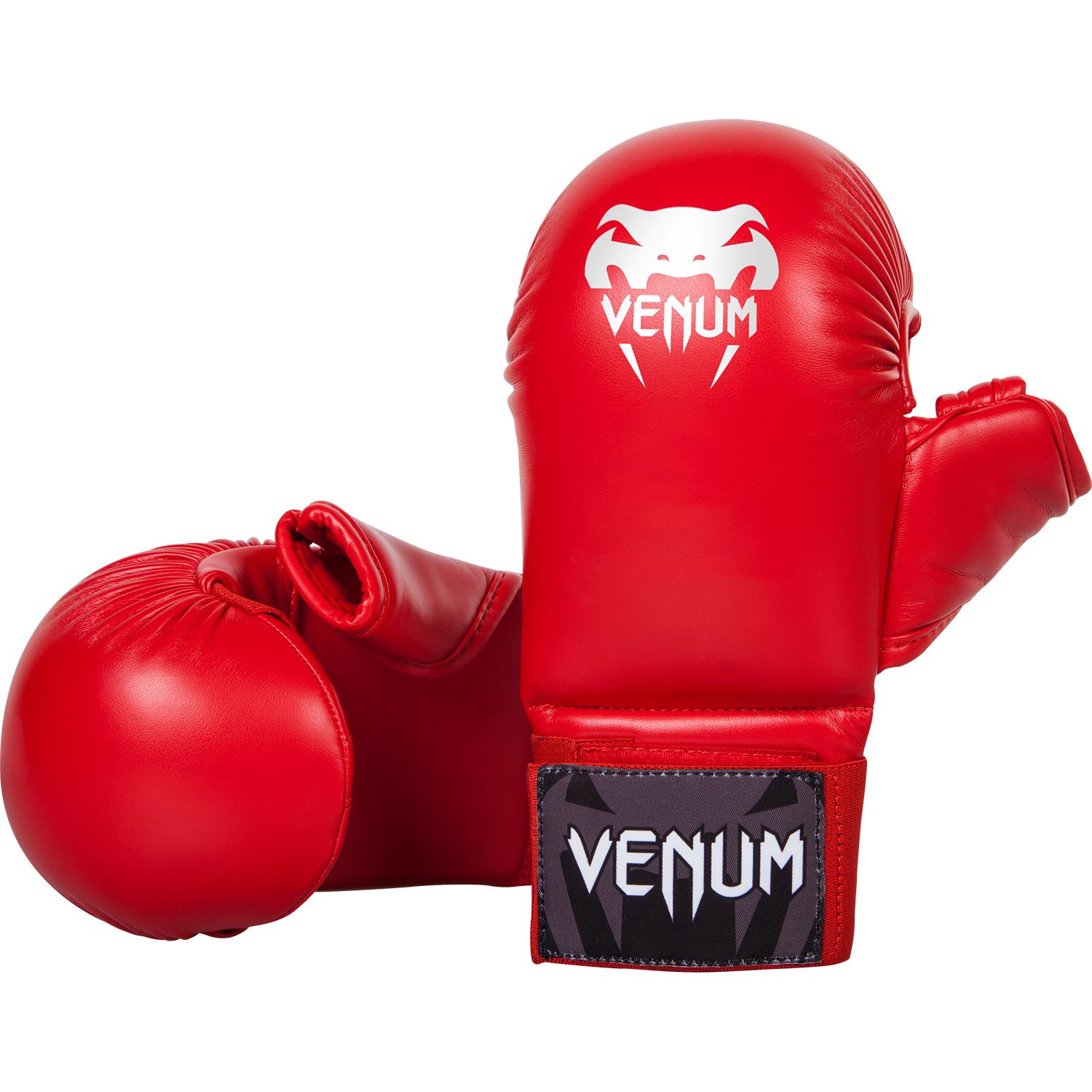Venum Karate Mitts With Thumb Protection Red