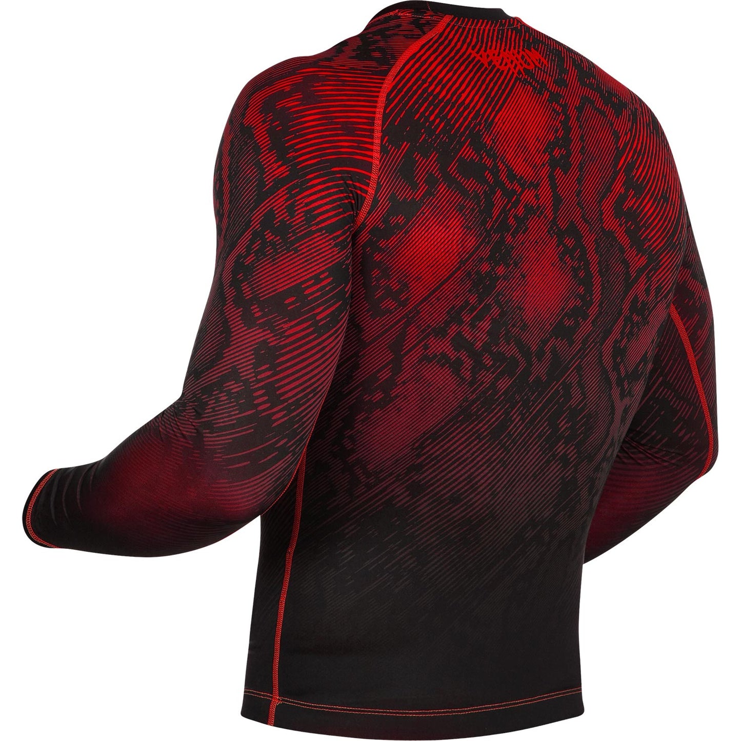 Venum Fusion Compression T-shirt - Long Sleeves - Black/Red