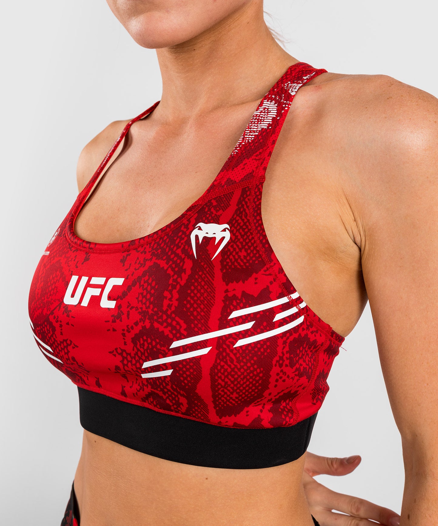 UFC Adrenaline by Venum Authentic Fight Night  Women’s Sports Bra - Red