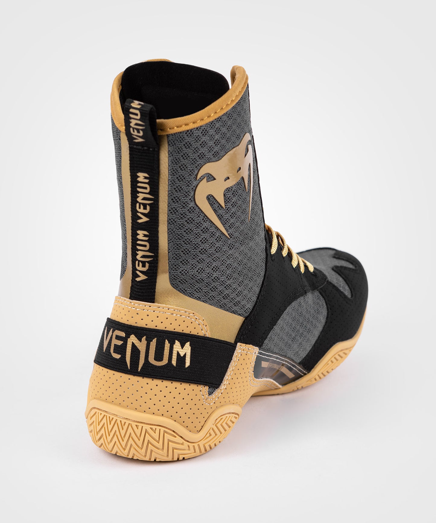 Venum Elite Boxing Shoes - Black/Beige