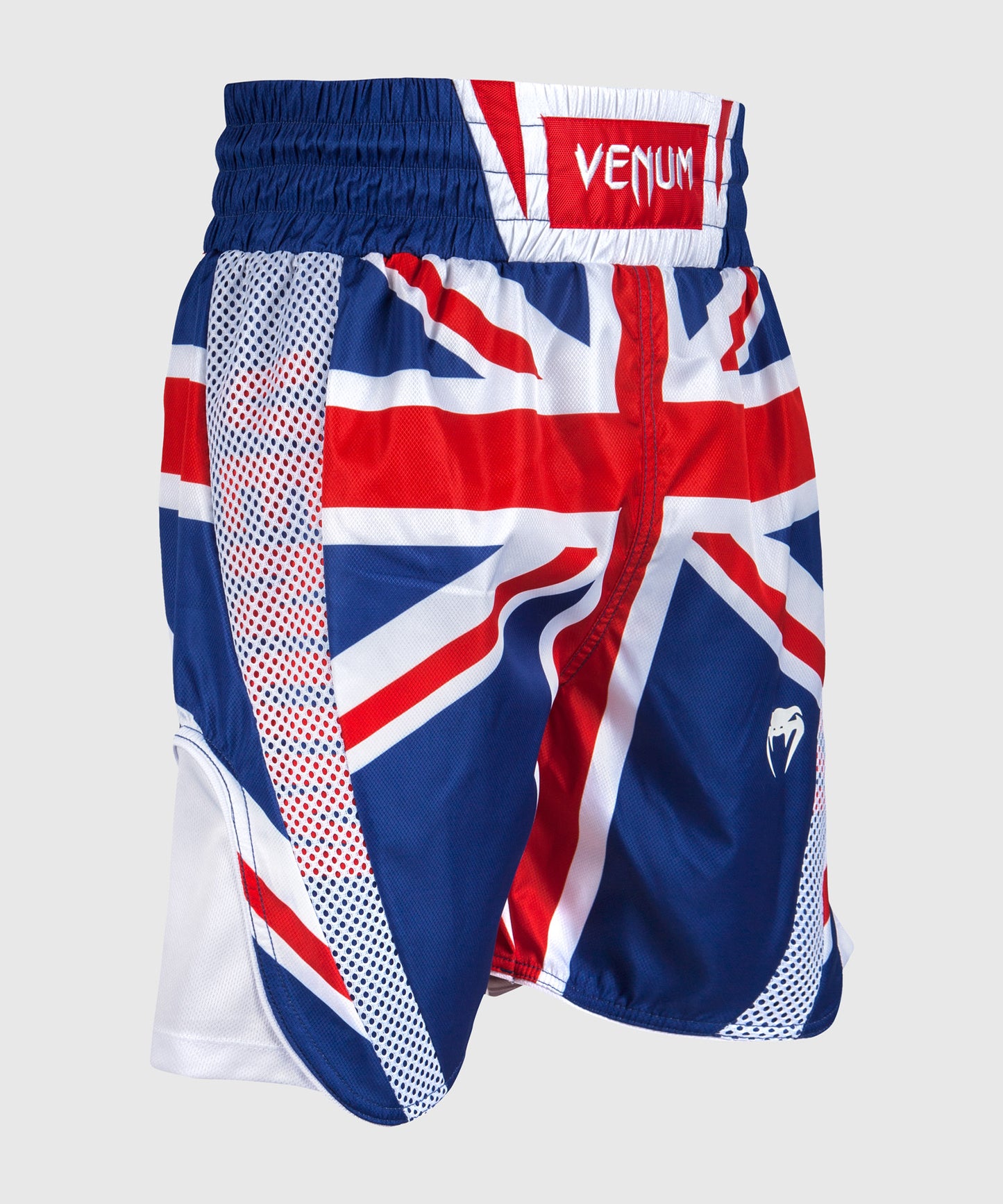 Venum Elite Boxing Shorts - UK - Blue/Red-White
