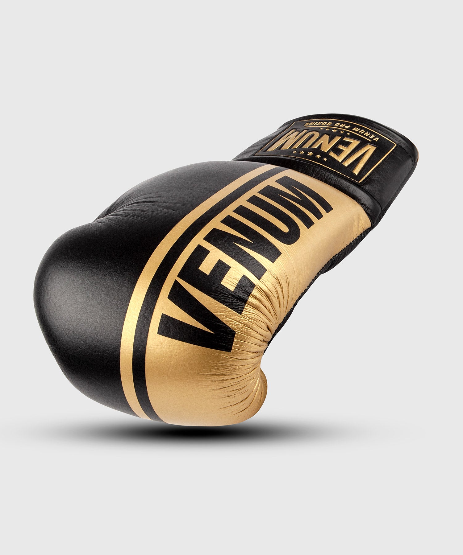 Venum Shield Pro Boxing Gloves With Laces Black Gold Venum Asia