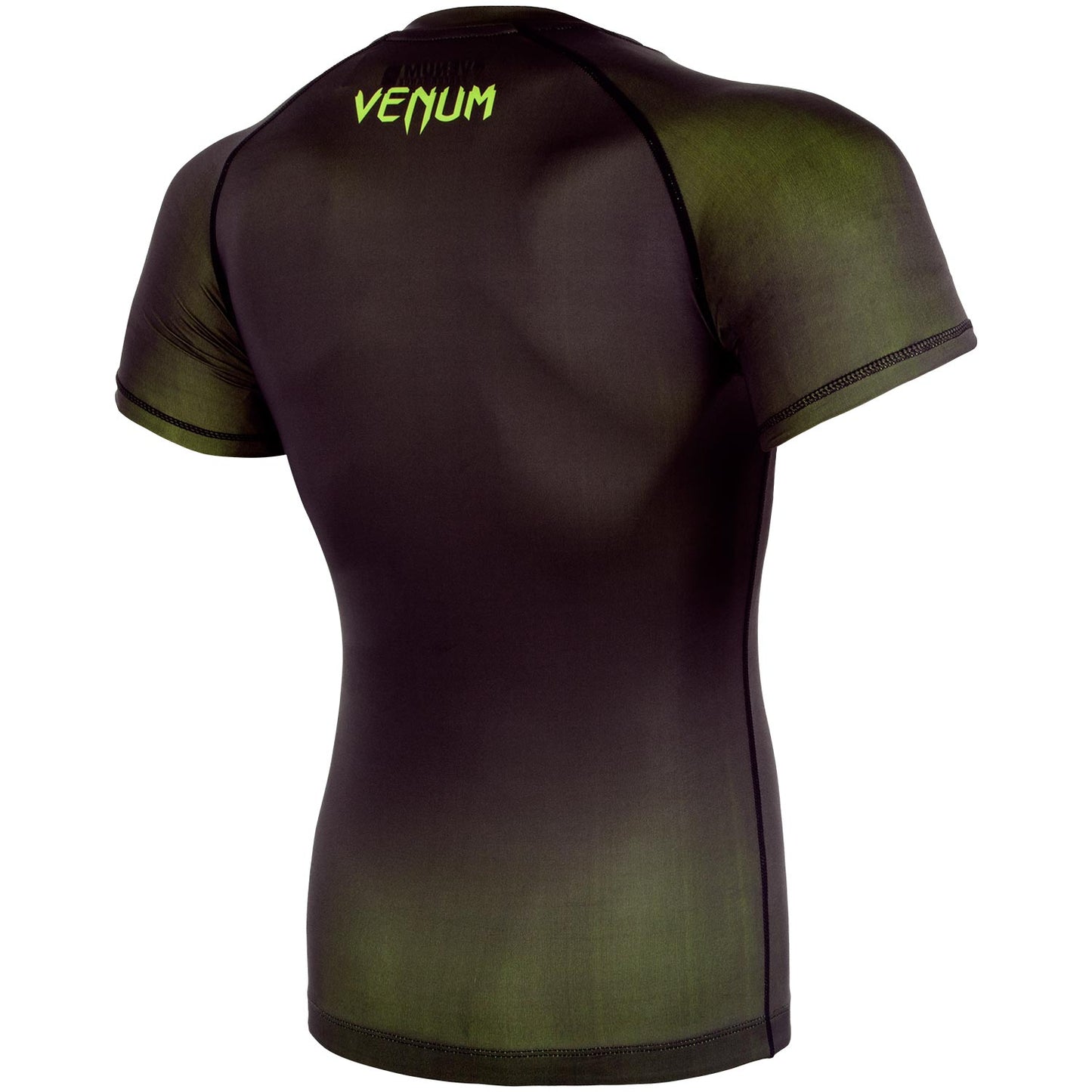 Venum Contender 3.0 Compression T-shirt - Short Sleeves - Black/Neo Yellow