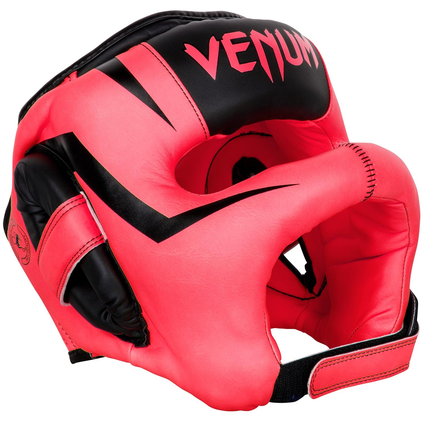 Venum Elite Iron Headgear - Neo Pink