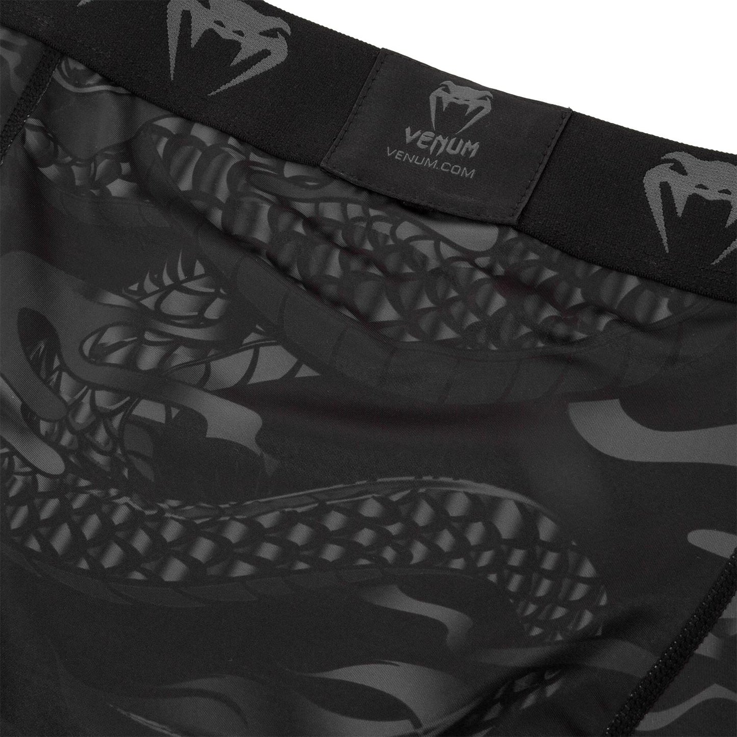 Venum Dragon's Flight Compression Shorts - Black/Black