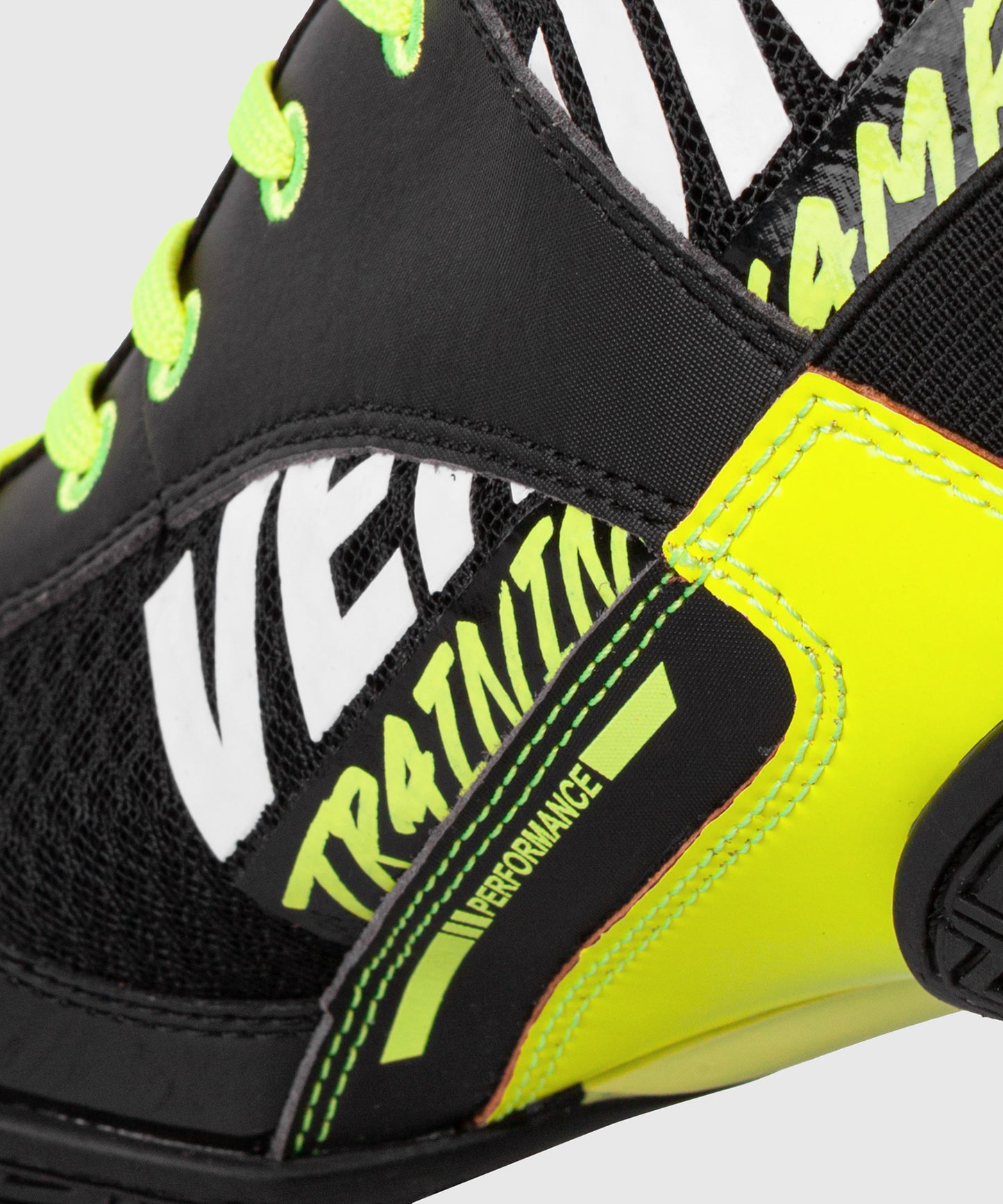 Venum Elite VTC 2 Edition Boxing Shoes - Black/Neo Yellow