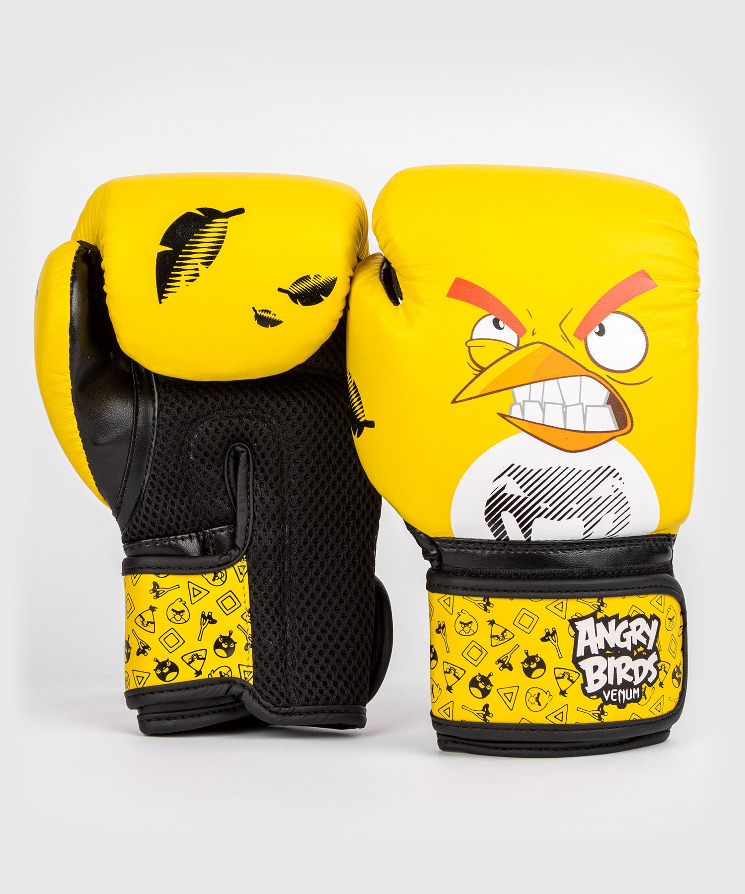 Venum パンチングミット イエロー/ブラック Venum Angry Birds Boxing Gloves - For Kids - Yellow - Venum Asia