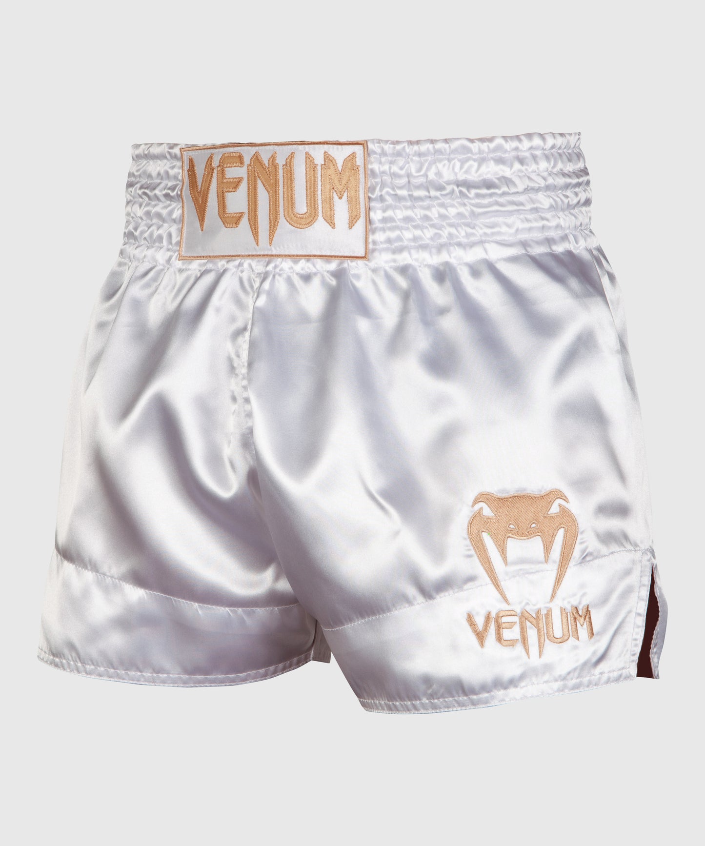 Venum Classic Muay Thai Short - White/Gold