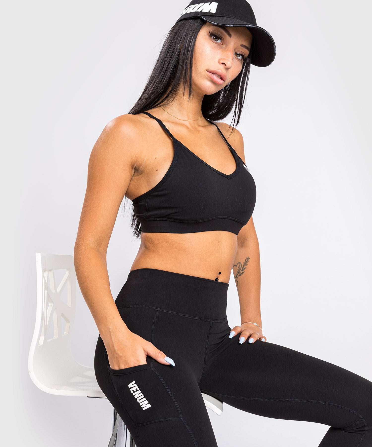 Venum Women's Essential Low Impact Sports Bra - Black