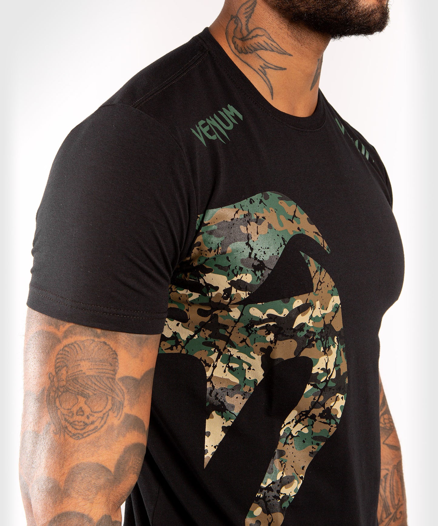 Venum Original Giant T-Shirt - Black/Forest Camo