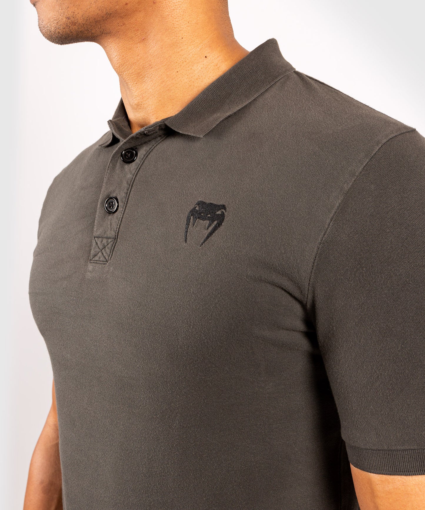 Venum Lions21 Polo - Grey/Black