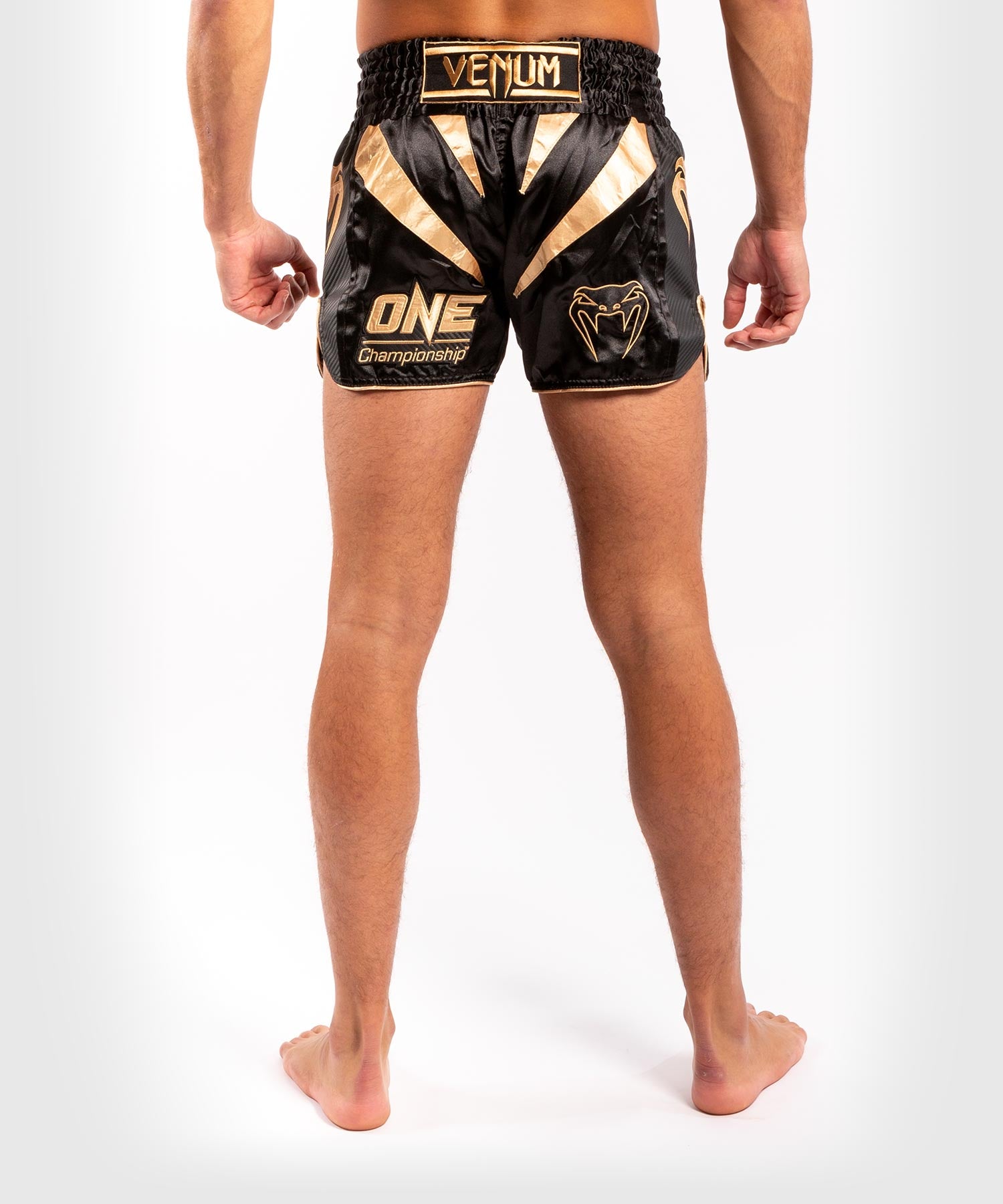 Venum x ONE FC Muay Thai Shorts - Black/Gold - Venum Asia