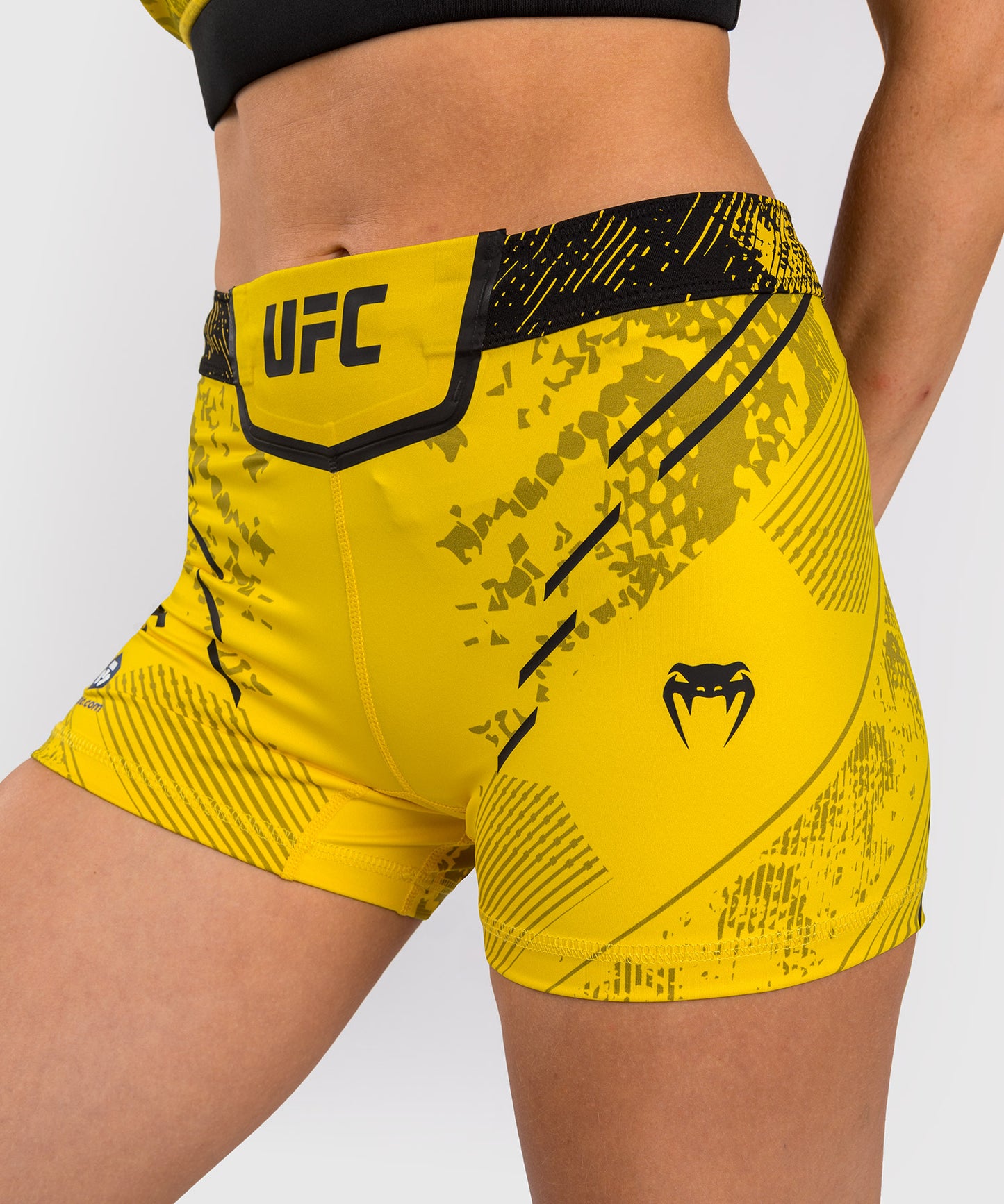 UFC Adrenaline by Venum Authentic Fight Night Women’s Vale Tudo Short - Short Fit - Yellow