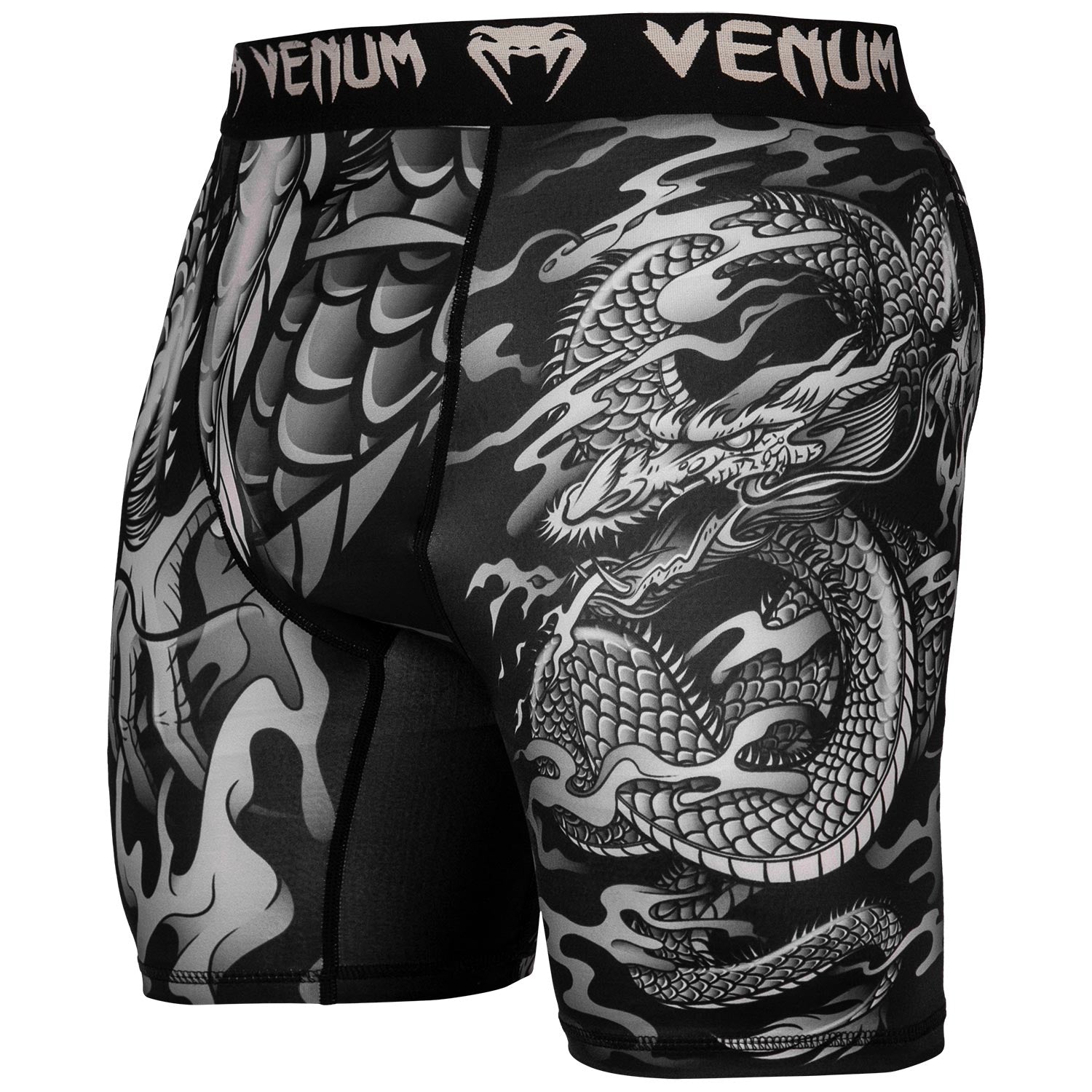 Venum Dragon's Flight Compression Shorts Black/Sand Venum Asia