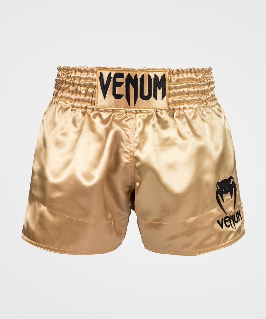 Venum Classic Muay Thai Shorts - Gold/Black - Venum Asia