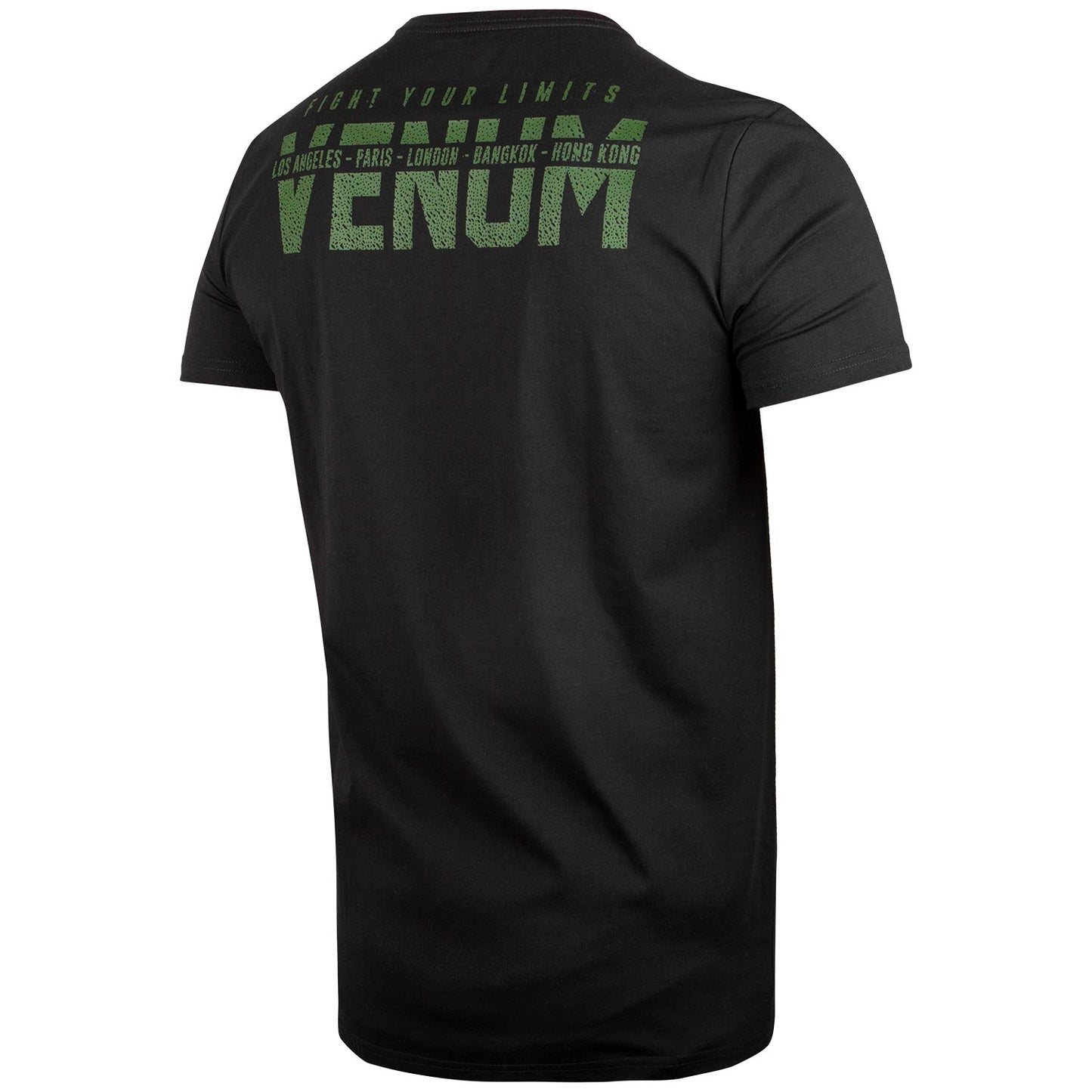Venum Signature T-shirt - Short Sleeves - Black/Khaki - Exclusive