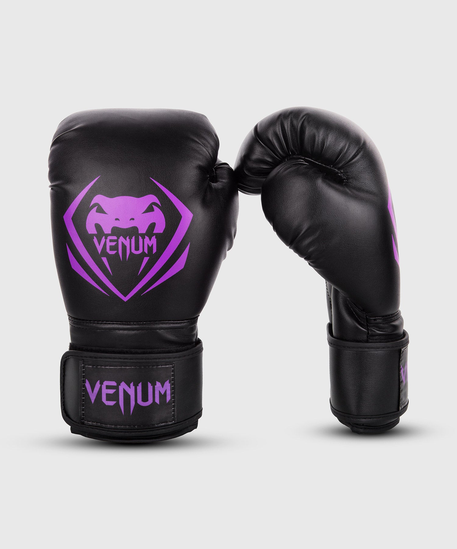 Venum Contender Boxing Gloves Black Purple Venum Asia