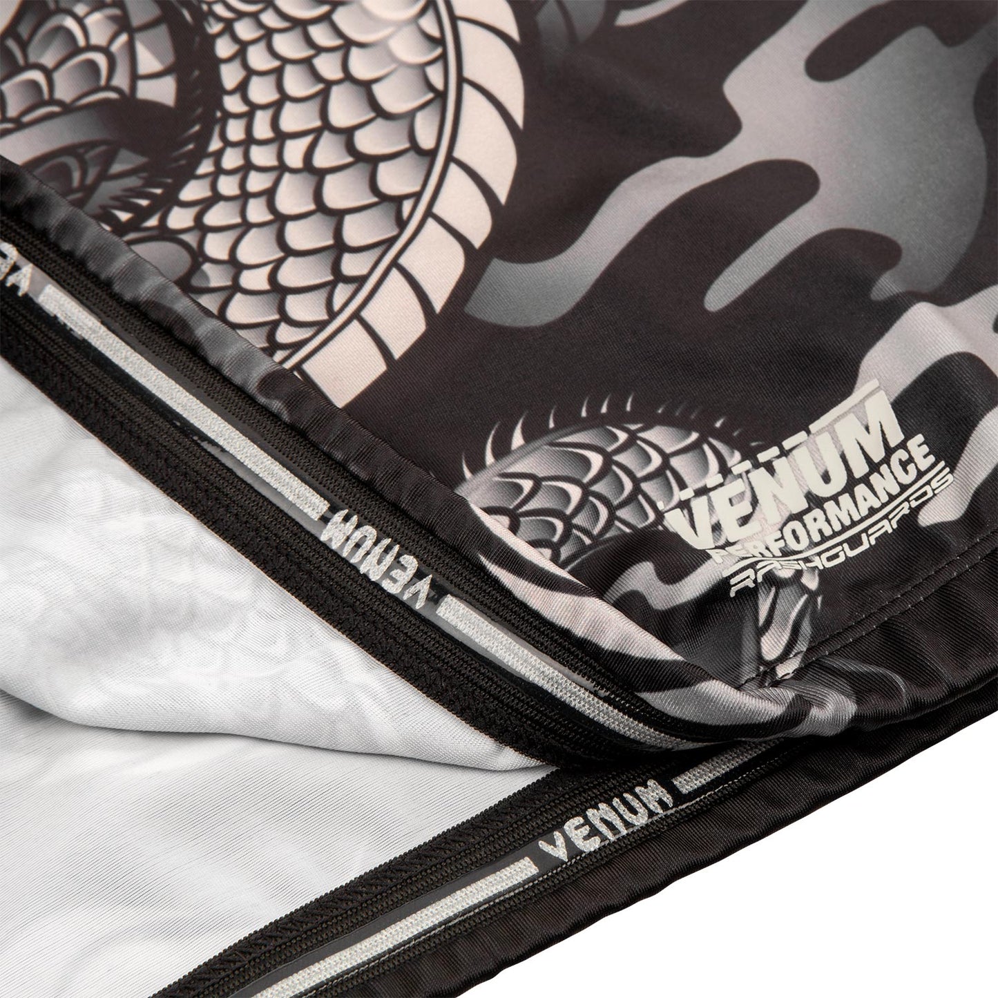 Venum Dragon's Flight Rashguard - Long Sleeves - Black/Sand