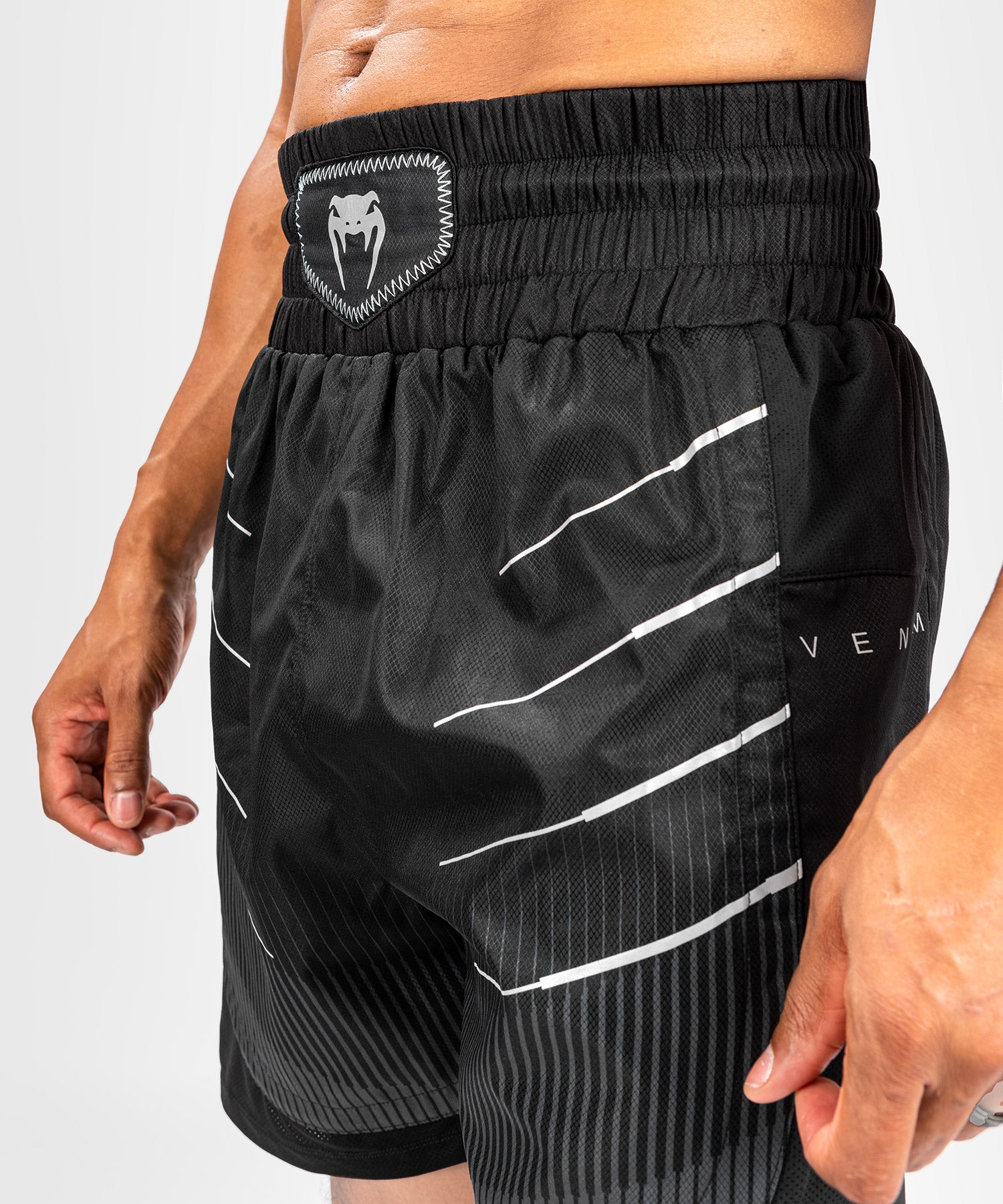 Venum Biomecha Boxing Short Black Grey Venum Asia
