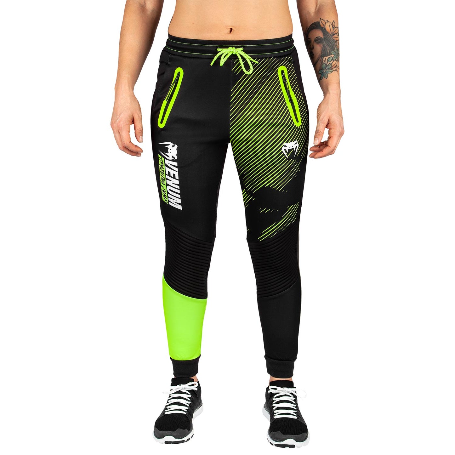 Venum Training Camp 2.0 Joggers - Black/Neo Yellow - For Women - Exclusive