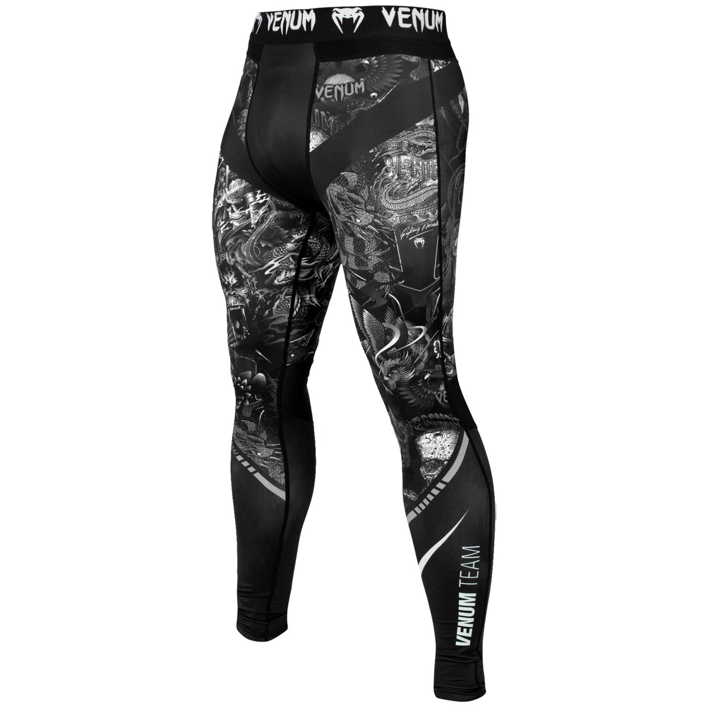 Venum Art Compression Tights - Black/White
