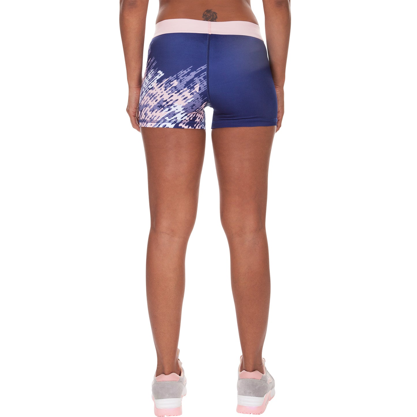 Venum Neo Camo Shorts - Navy Blue/Coral