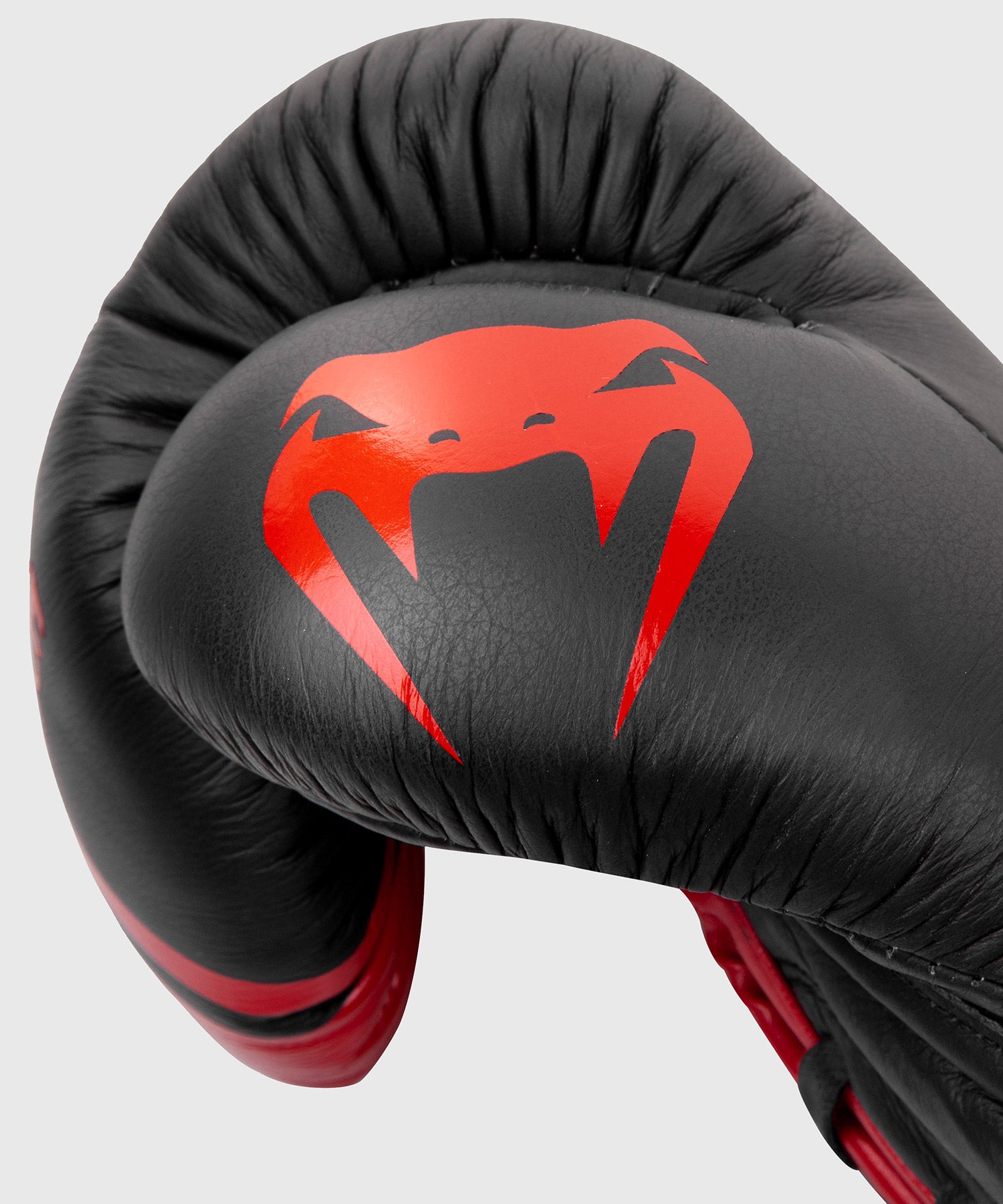 Venum Shield Pro Boxing Gloves - With Laces - Black/Red - Venum Asia