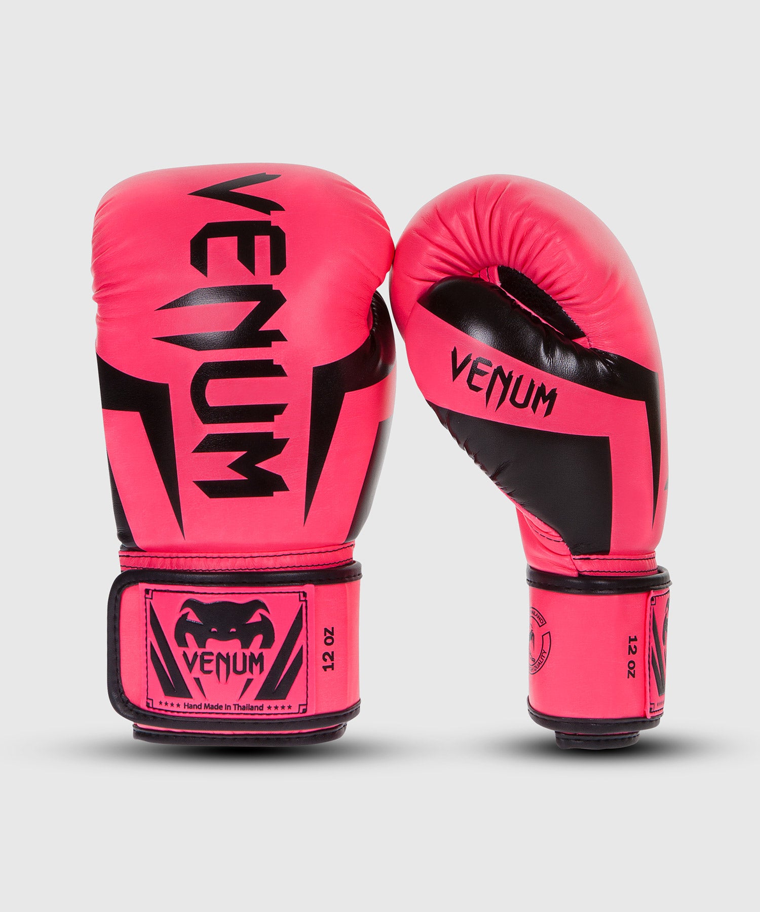 Venum Elite Boxing Gloves - Pink 10 oz