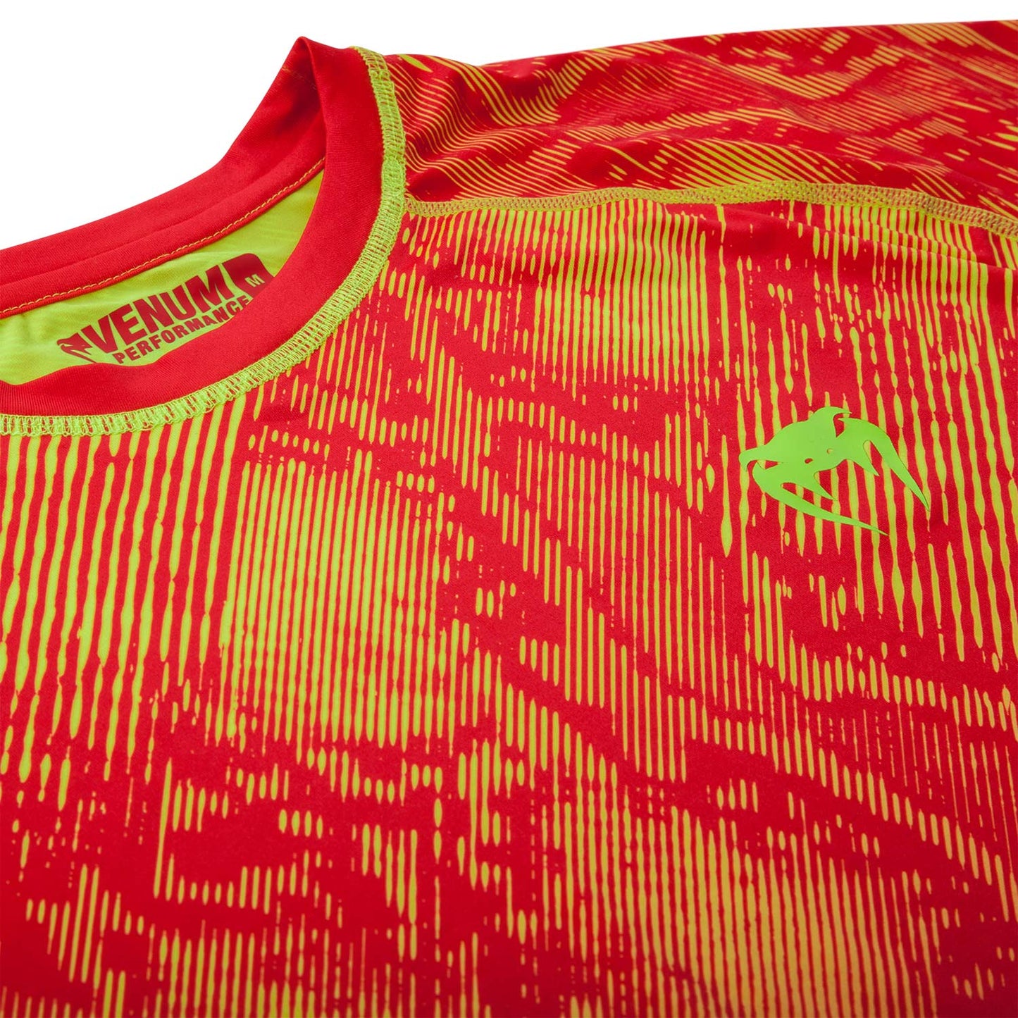 Venum Fusion Compression T-shirt - Short Sleeves - Orange/Yellow