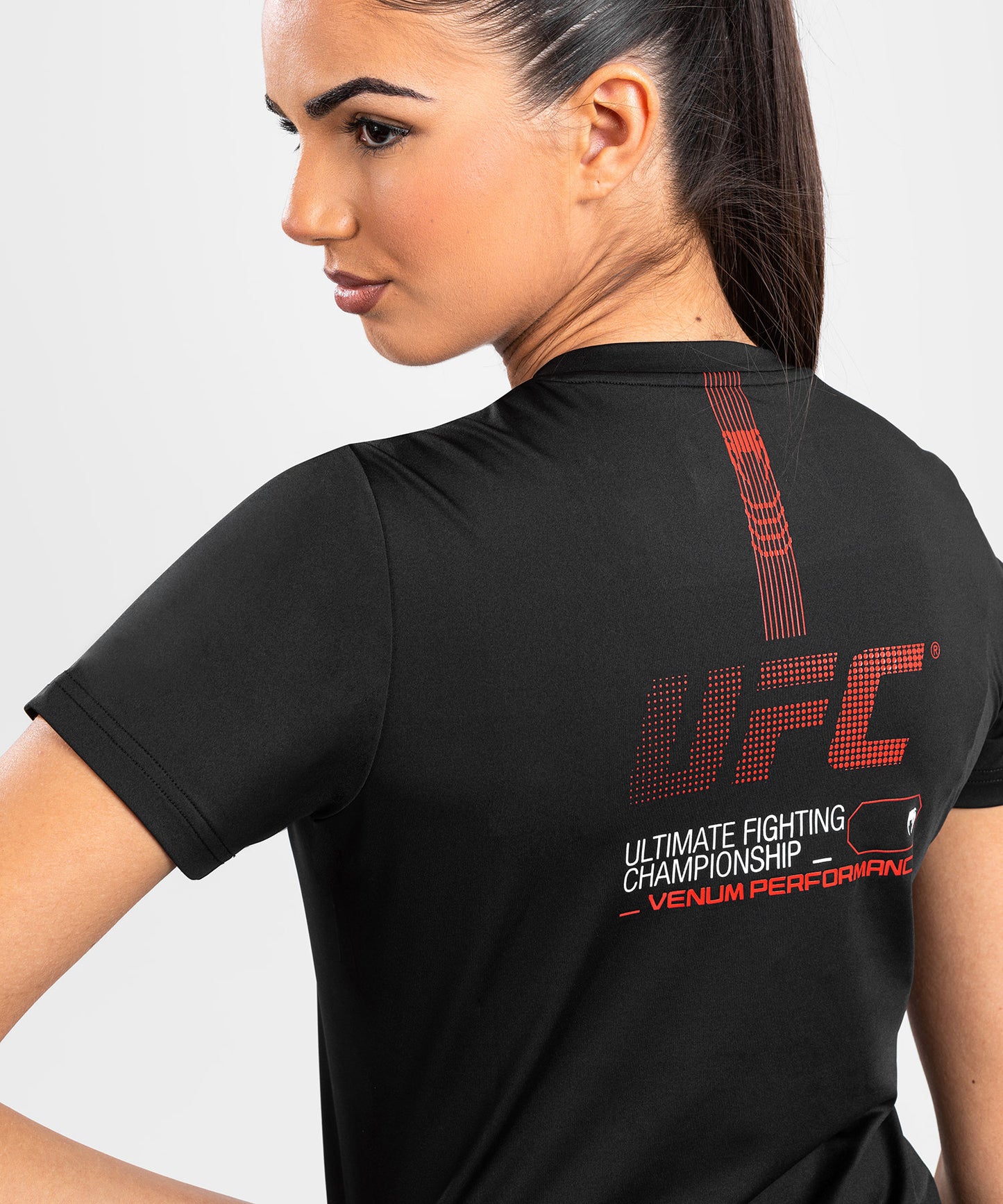 UFC Adrenaline by Venum Fight Week  Women’s Dry-Tech T-shirt - Black